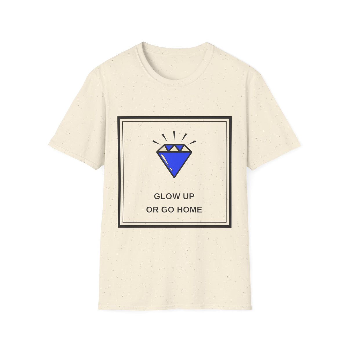 Graphic Tee — "Glow Up or Go Home" Diamond Design - Trending Now - August 2026