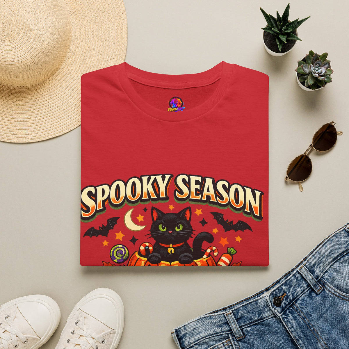 Halloween Spooky Season Unisex Softstyle T-Shirt