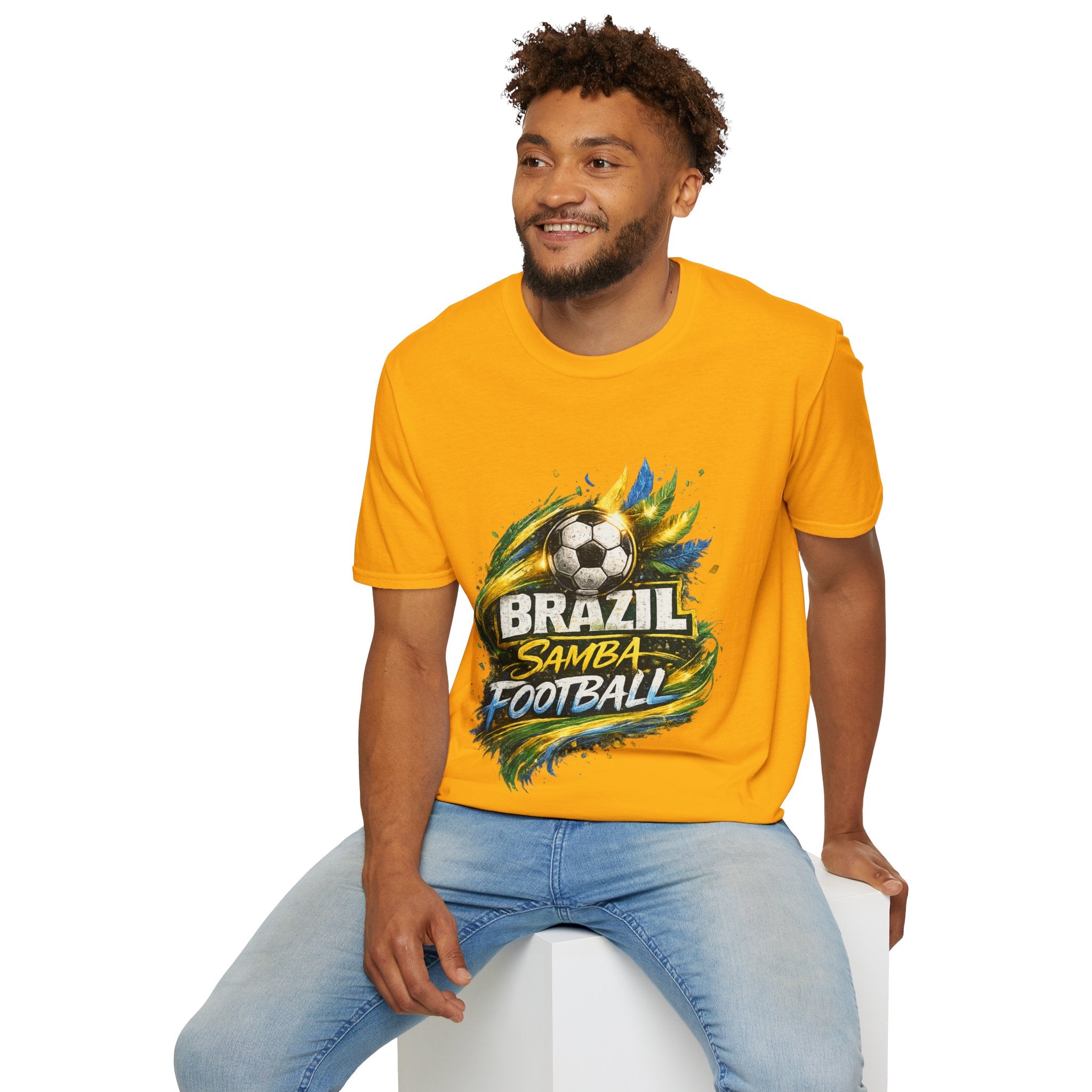 Brazil Samba Football T‑Shirt