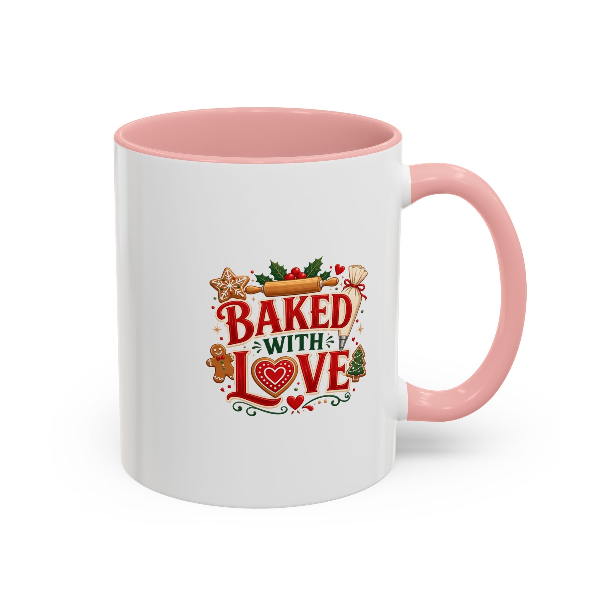Baked With Love Coffee Mug — Holiday Baking Kitchen Gift
