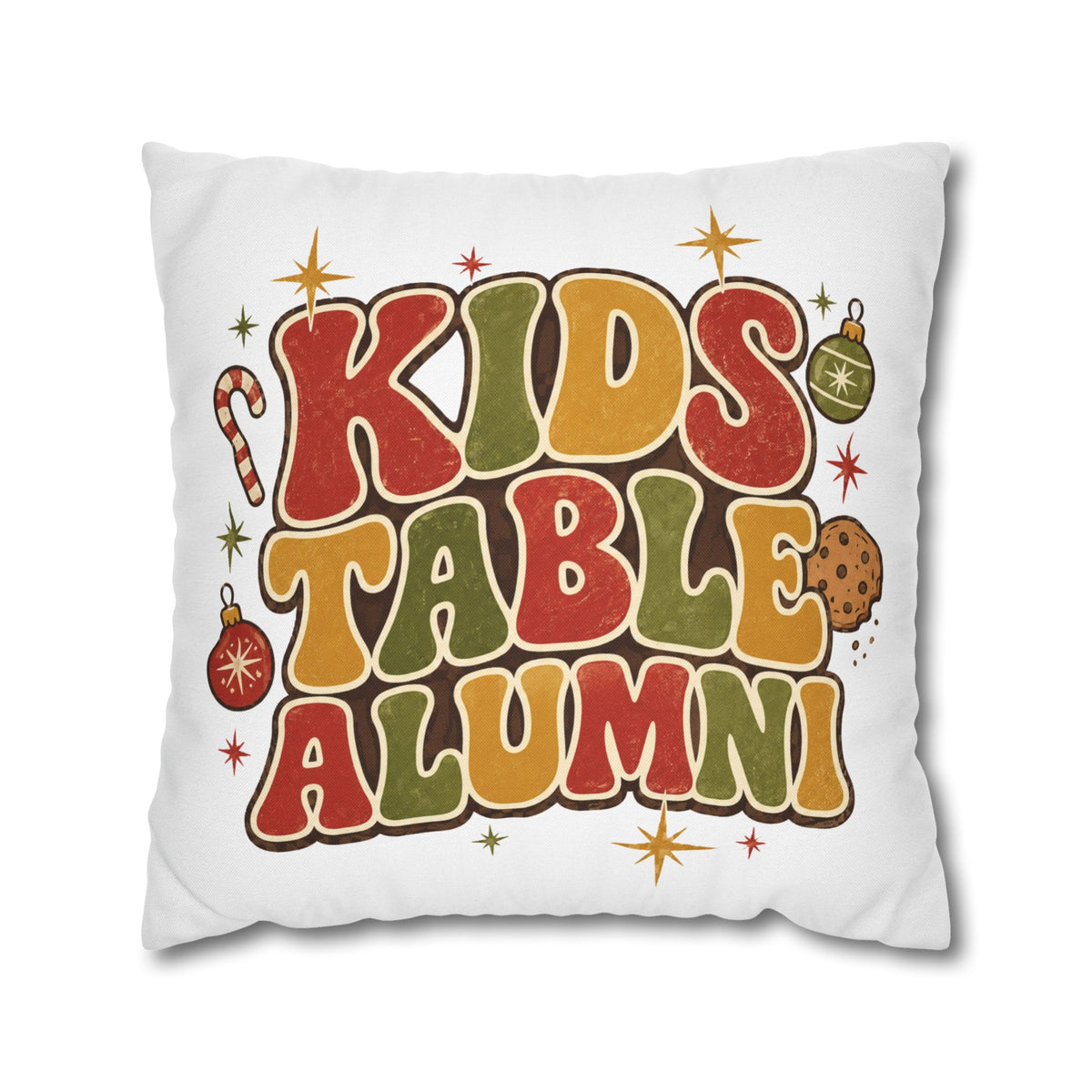 Christmas Kids Table Alumni Holiday Pillowcase
