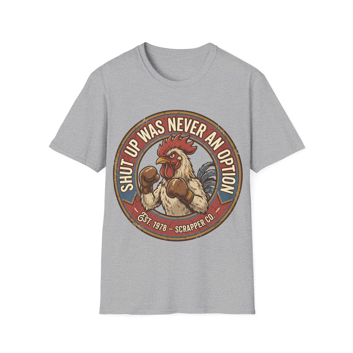 Graphic T-Shirt — “Shut Up Was Never an Option” Funny Retro Cowgirl Tee - Trending Now - September 2026