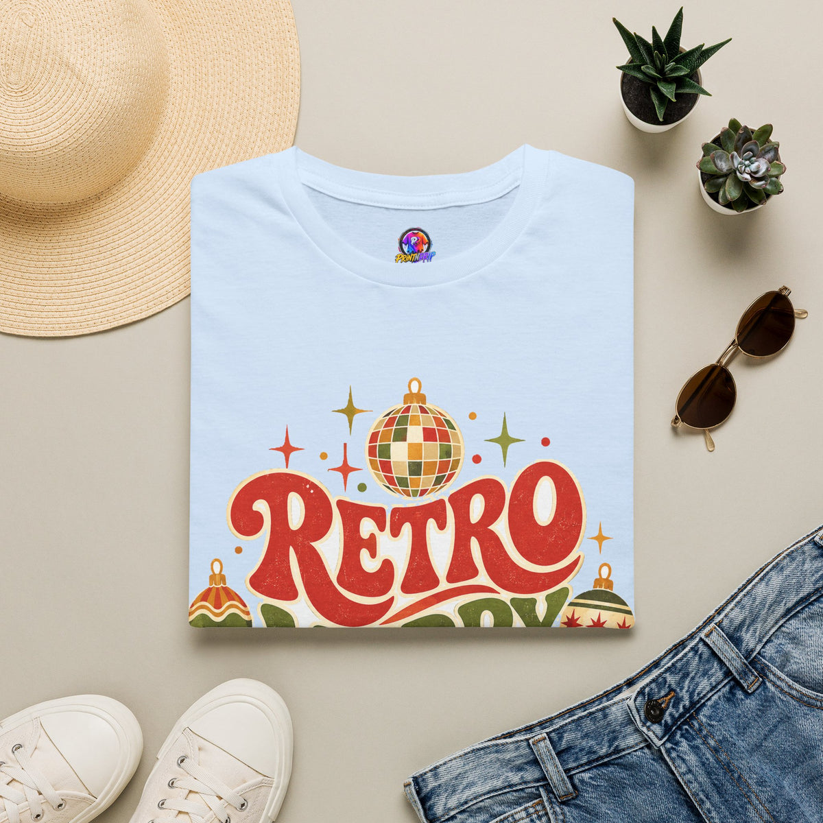 Retro Merry Energy T-Shirt