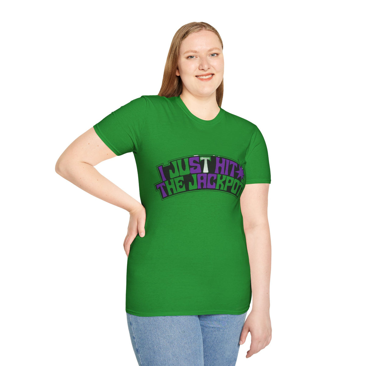 Just Hit the Jackpot T-Shirt — Retro Casino Graphic Tee - Trending Now - August 2026