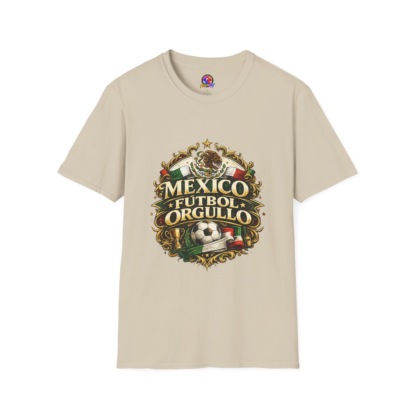 Mexico Fútbol Orgullo T-Shirt — Mexican Soccer Pride Graphic Tee