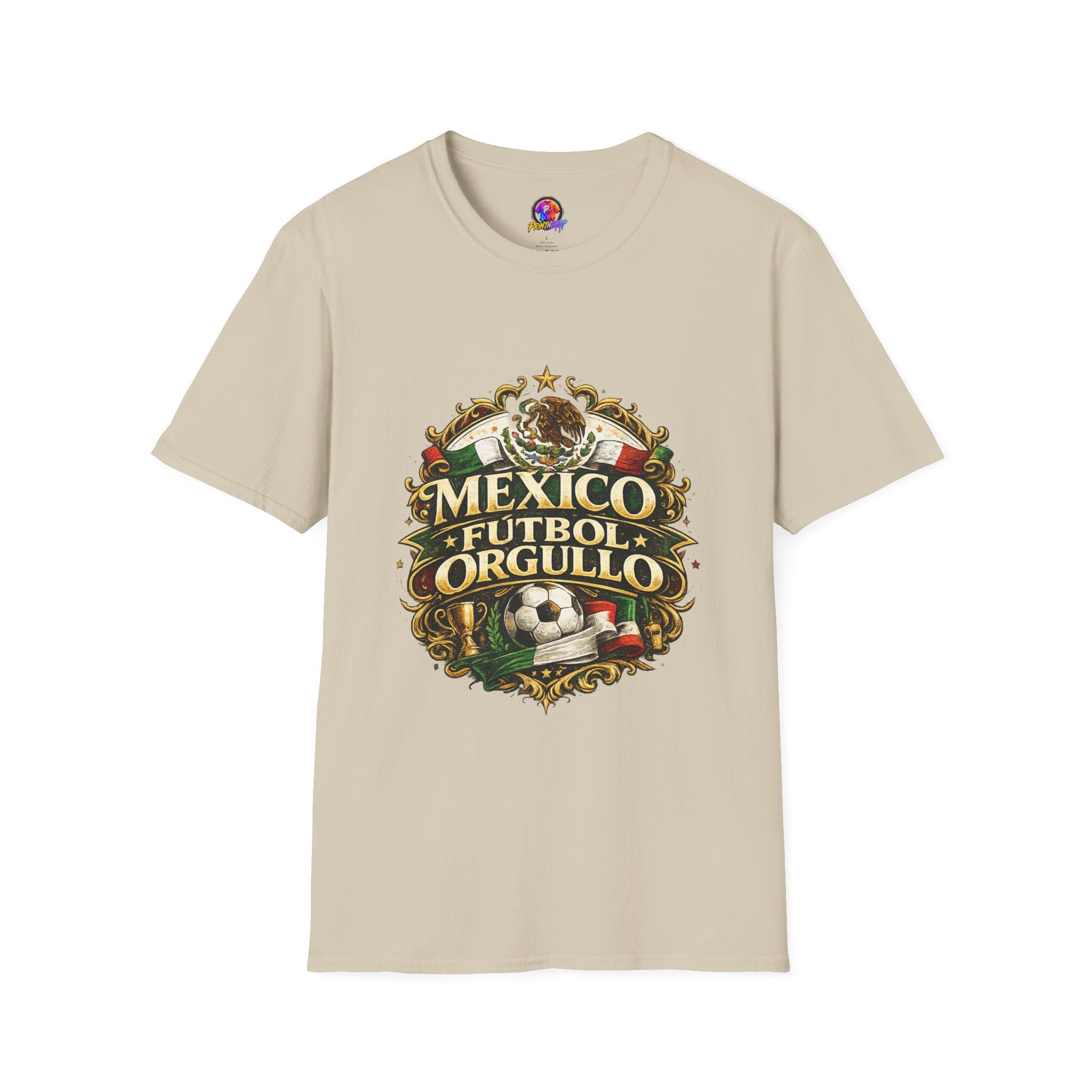 Mexico Fútbol Orgullo T-Shirt — Mexican Soccer Pride Graphic Tee