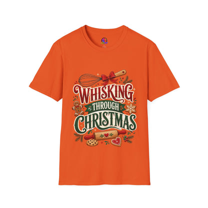 Christmas Baking T‑Shirt — "Whisking Through Christmas" Holiday Tee