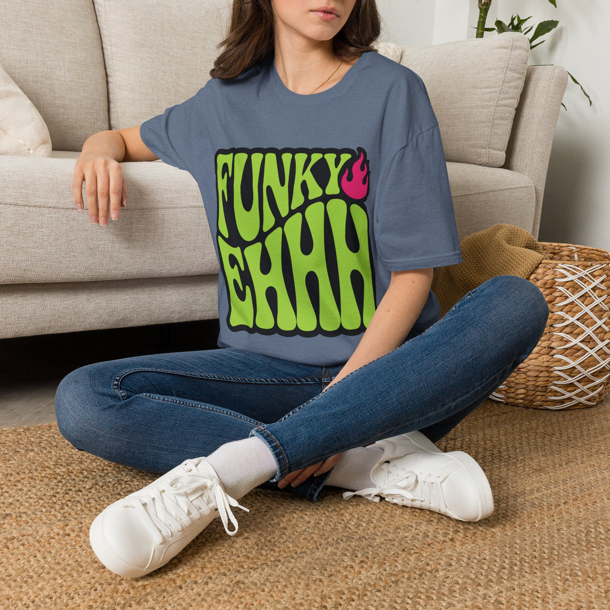 Funky Chili T-Shirt — Retro Psychedelic Green Flame Graphic Tee - Trending Now - August 2026