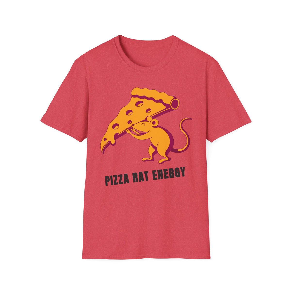 Pizza Rat Energy T-Shirt — Funny Pizza Slice & Rat Graphic Tee - Trending Now - September 2026