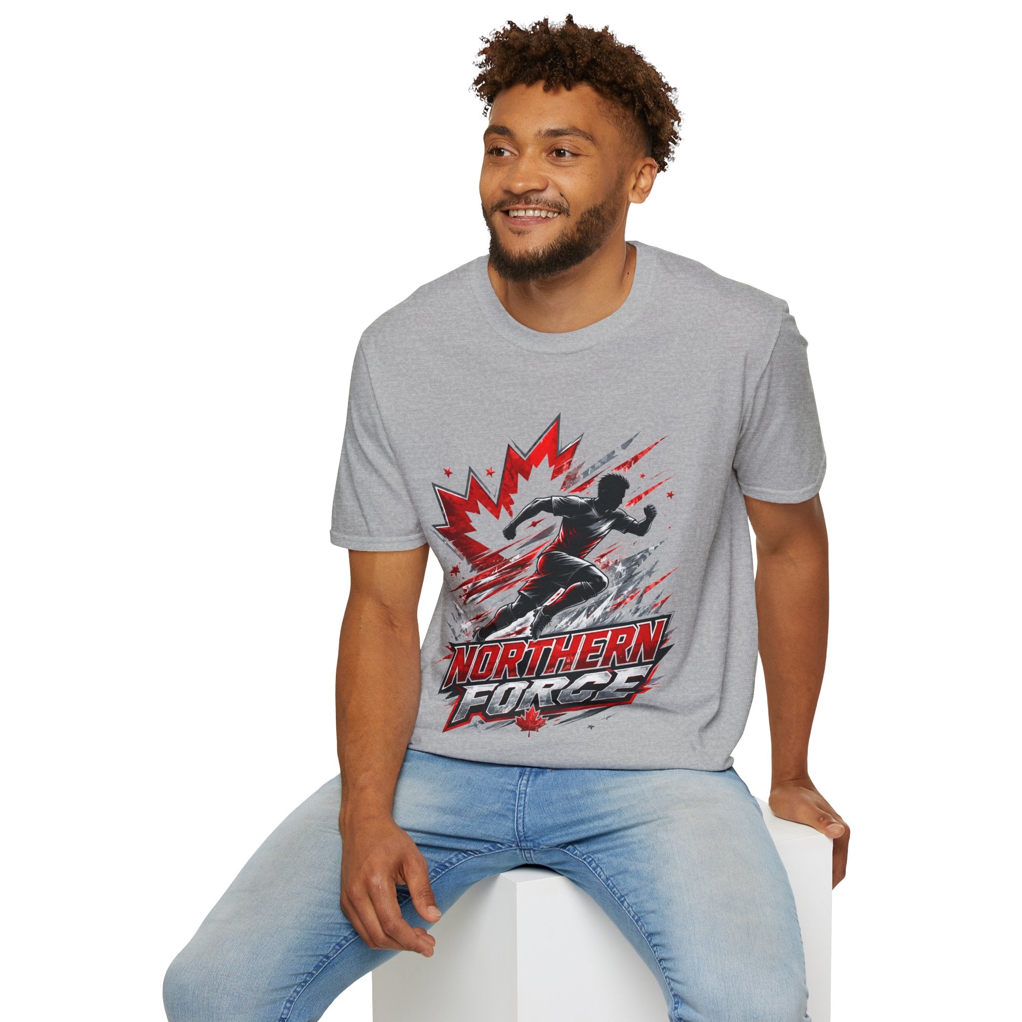 Canada Northern Force Running T‑Shirt — Canada Maple Runner Athletic Tee