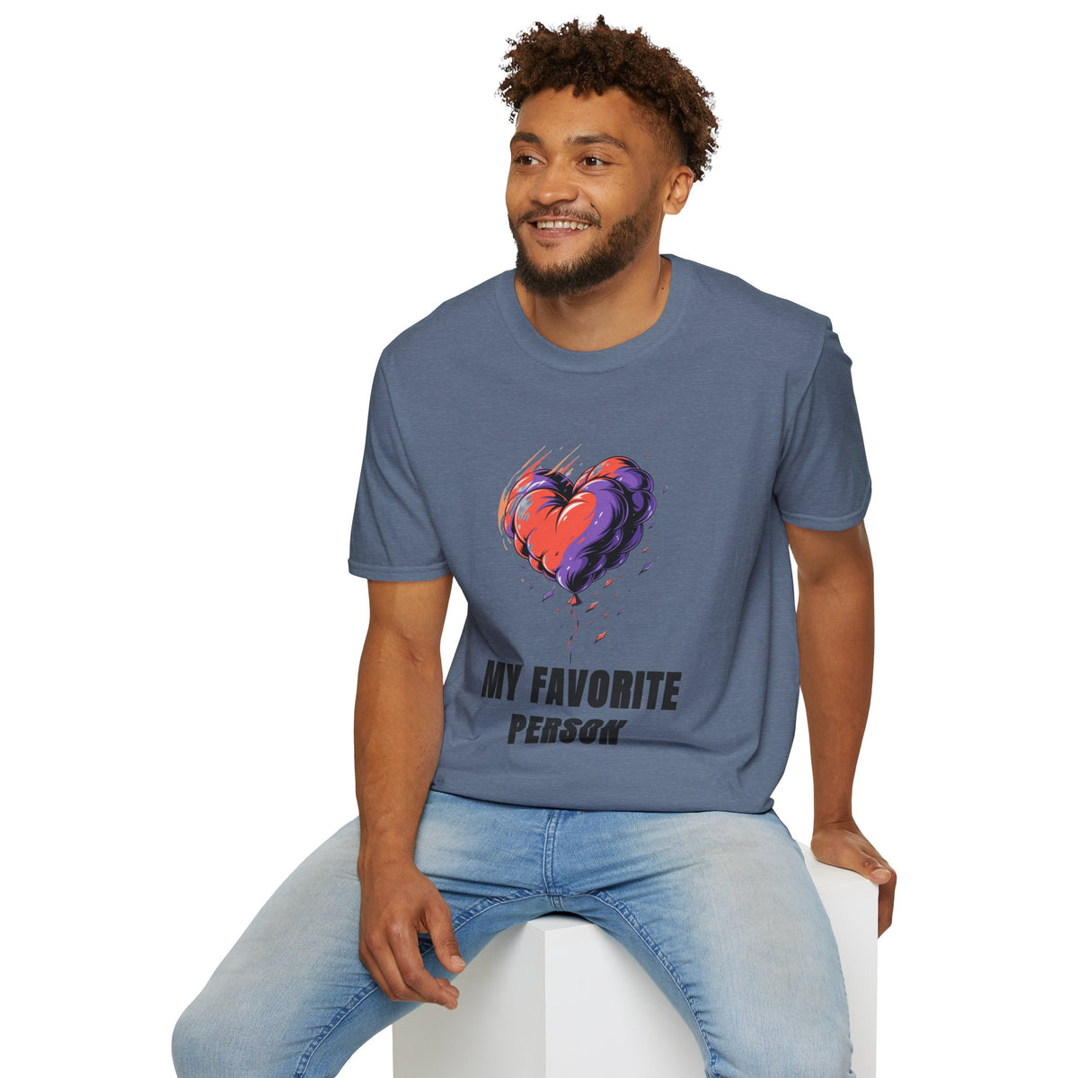 Heart Graphic T-Shirt — "My Favorite Person" Casual Tee - Trending Now - August 2026