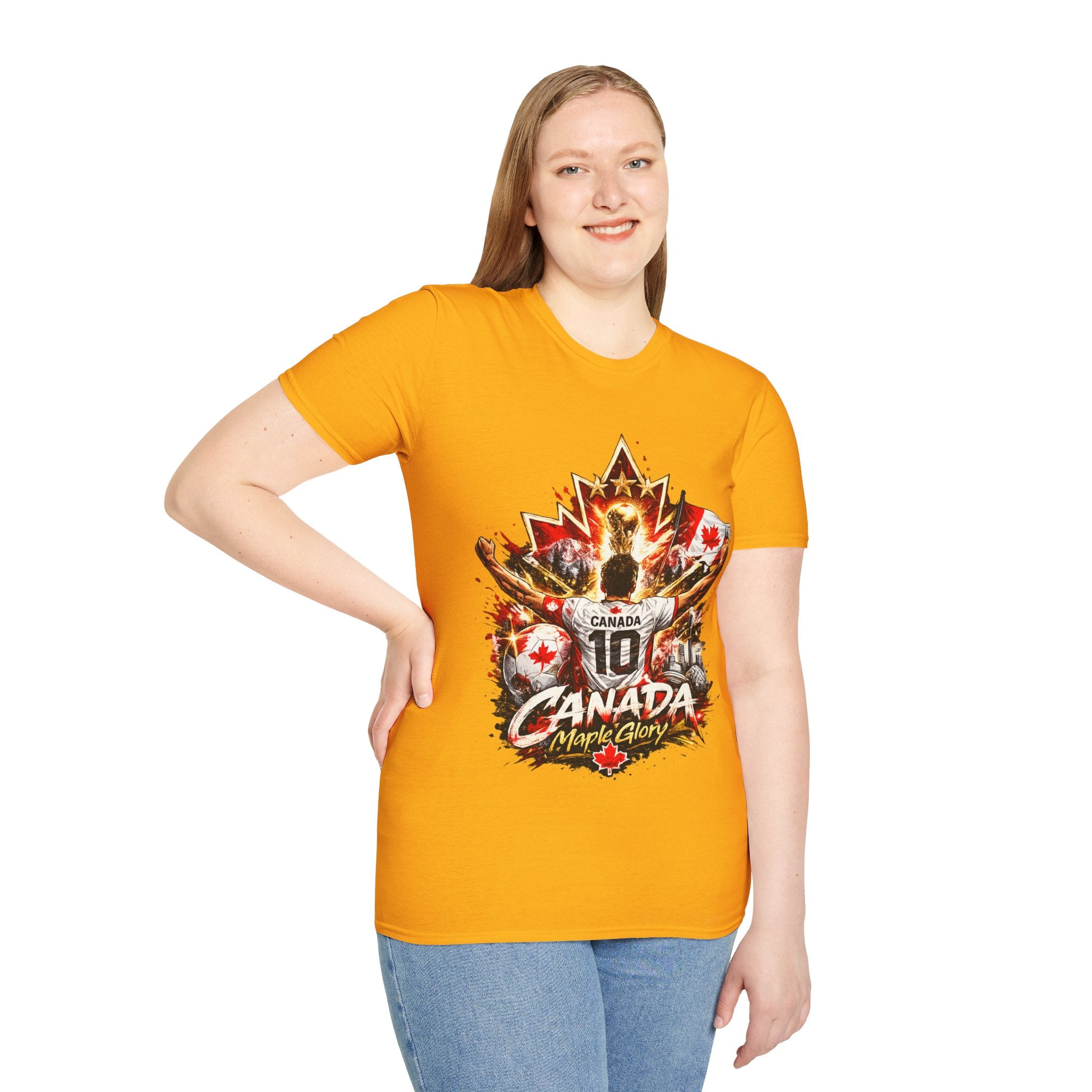 Canada Maple Glory T‑Shirt — Vintage Canadian Maple Leaf Graphic Tee