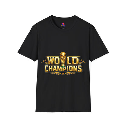 World Champions T-Shirt — Gold Trophy Sports Tee