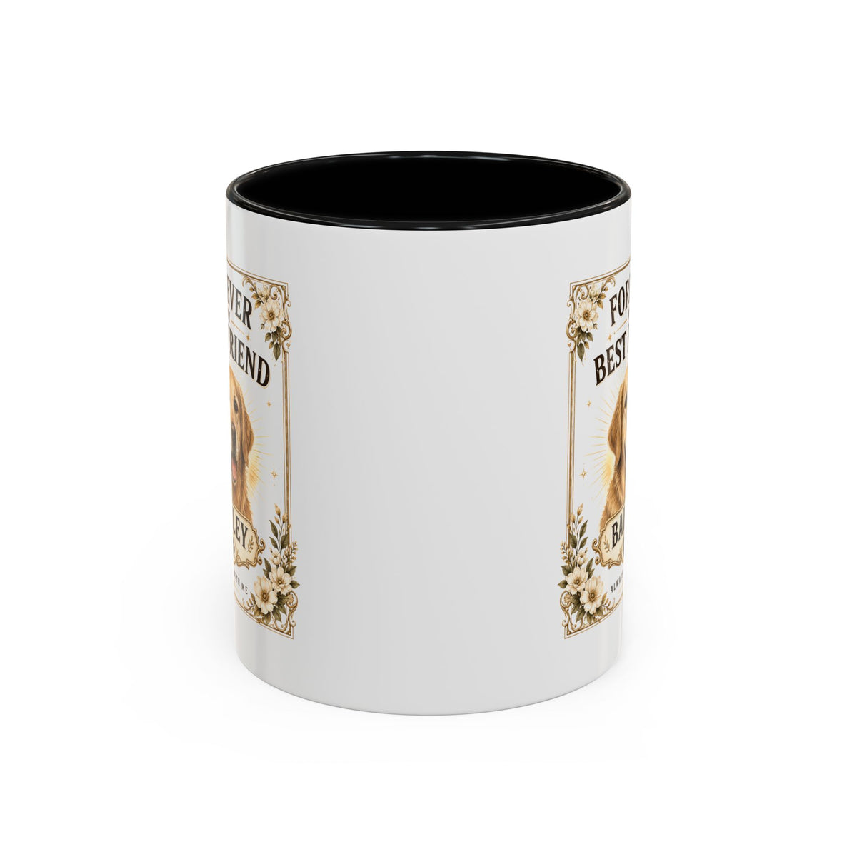 Milo Bailey Dog Dad Mom Forever My Best Friend Dog Mug — Personalized Golden Retriever Coffee Cup