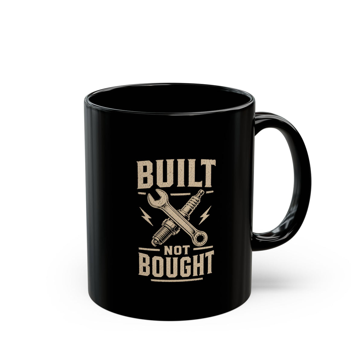 Milo Bailey Dog Dad Mom Built Not Bought Coffee Mug — Mechanic Tool Garage Gift