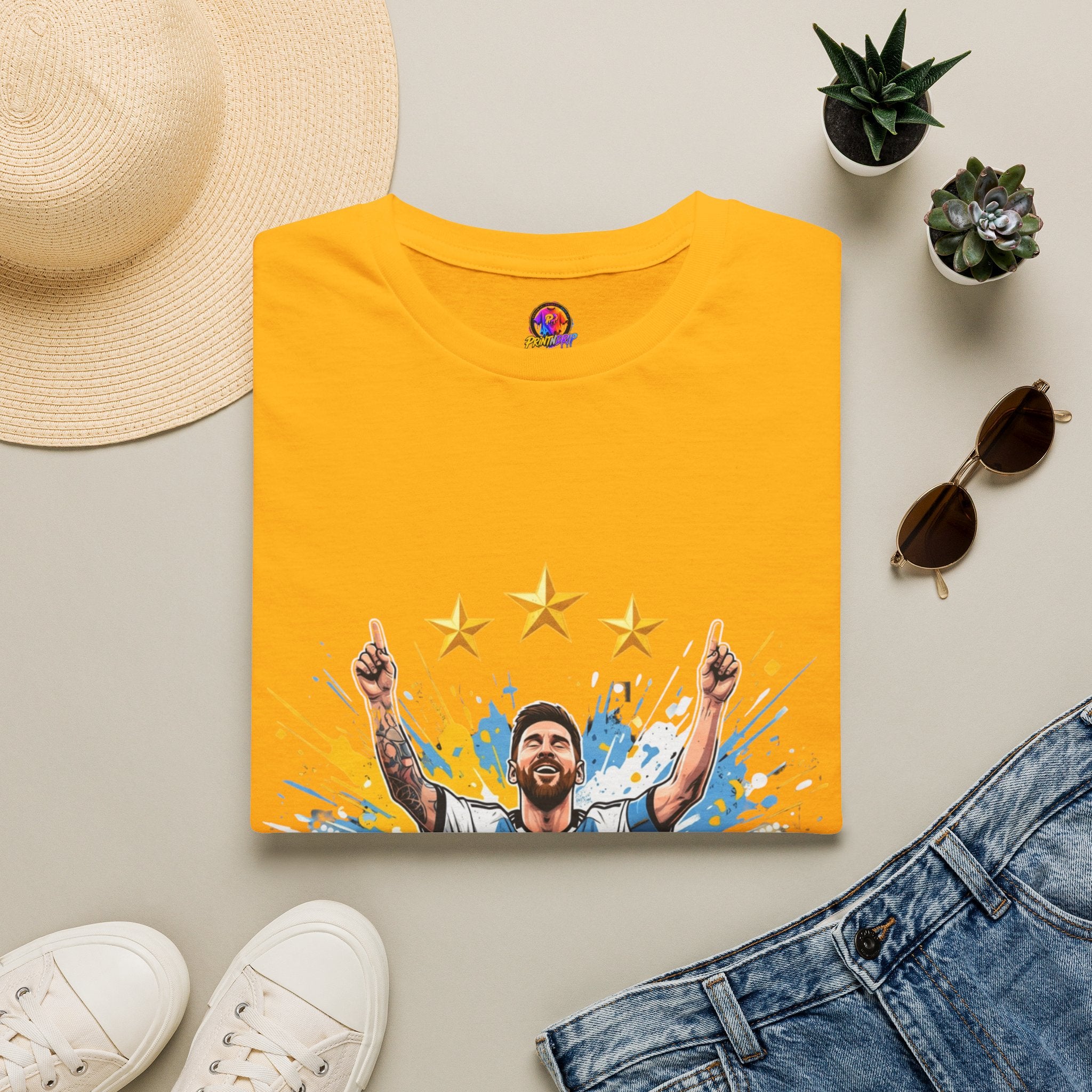 Argentina Messi  Soccer T‑Shirt — Argentina Messi 10 Fan Tee
