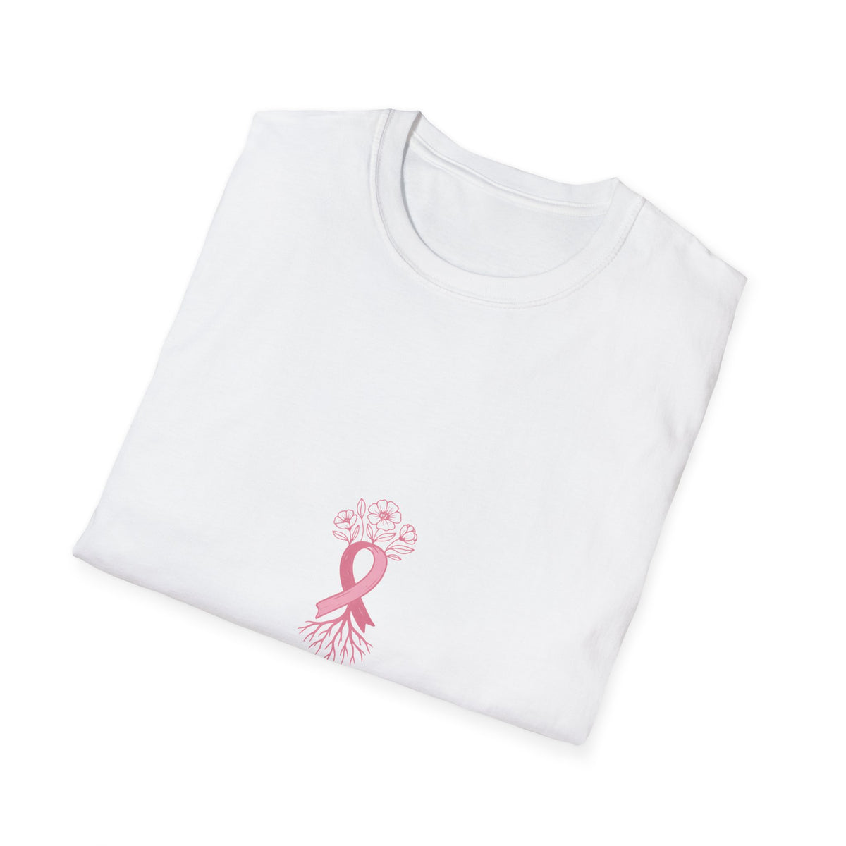 Breast Cancer Awareness T-Shirt — Pink Roots Brave Blooms Ribbon - Trending Now - October 2026