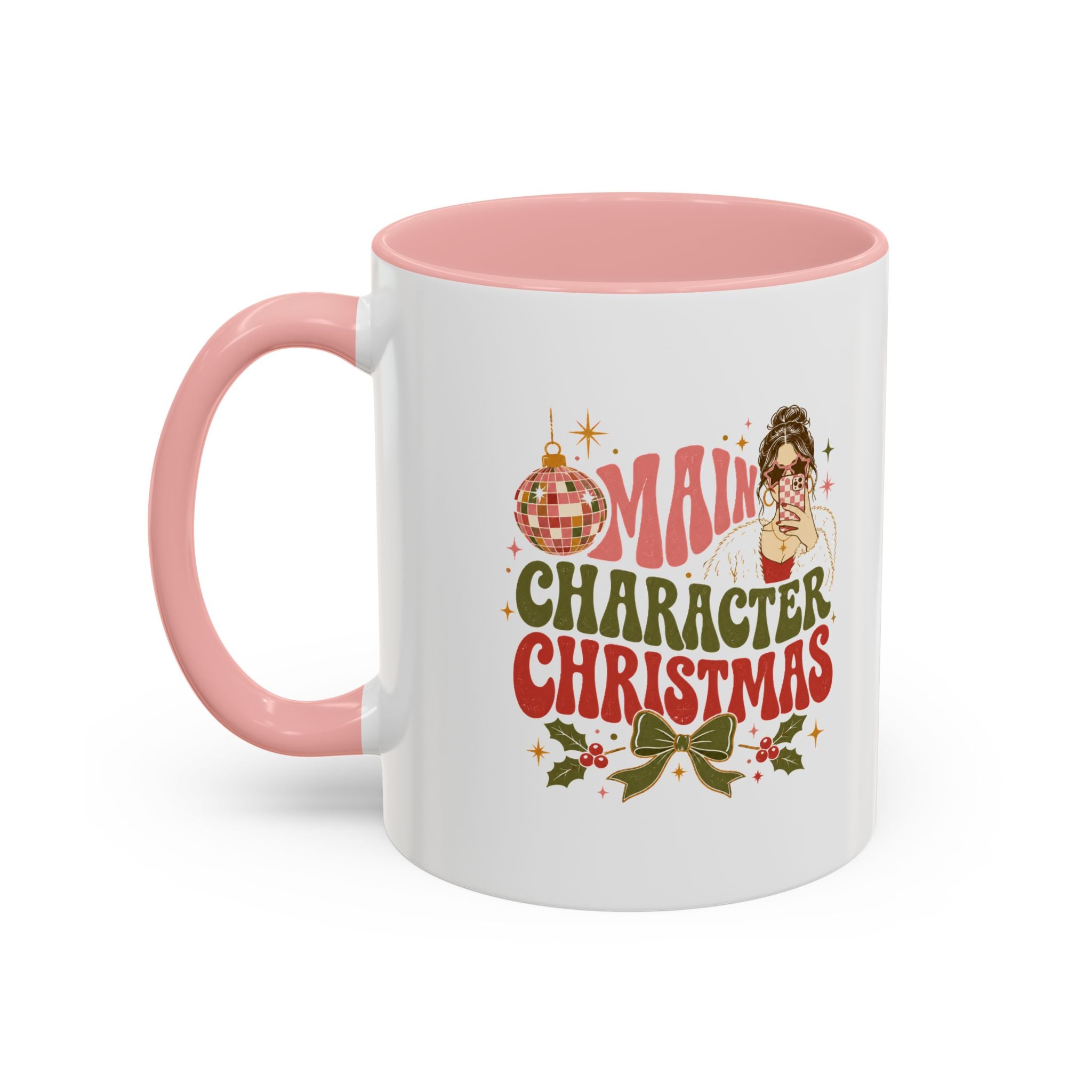 Modern Day Christmas Main Character Christmas Mug — Funny Holiday Coffee Cup
