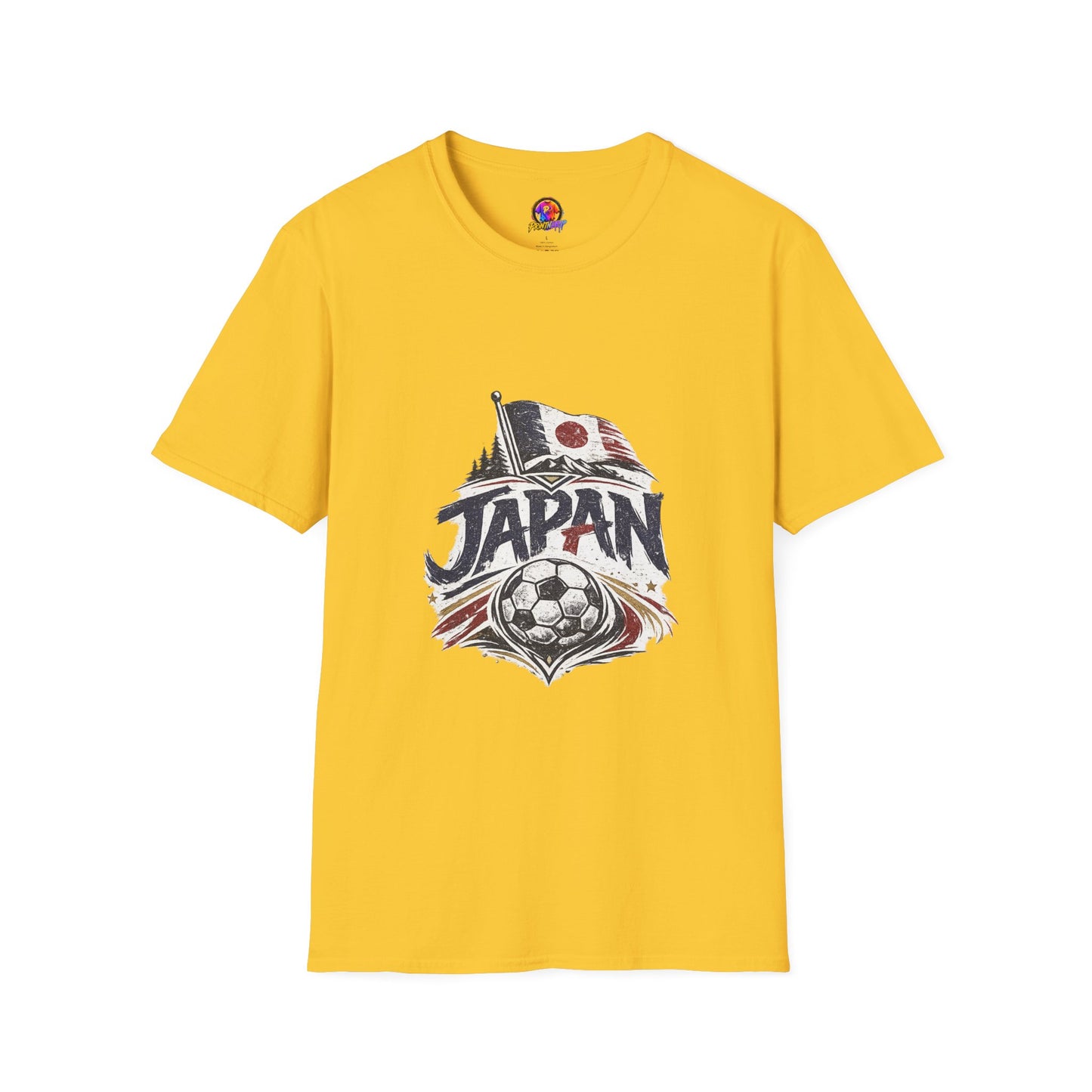 Japan Soccer T-Shirt – Vintage Flag & Crest Football Tee