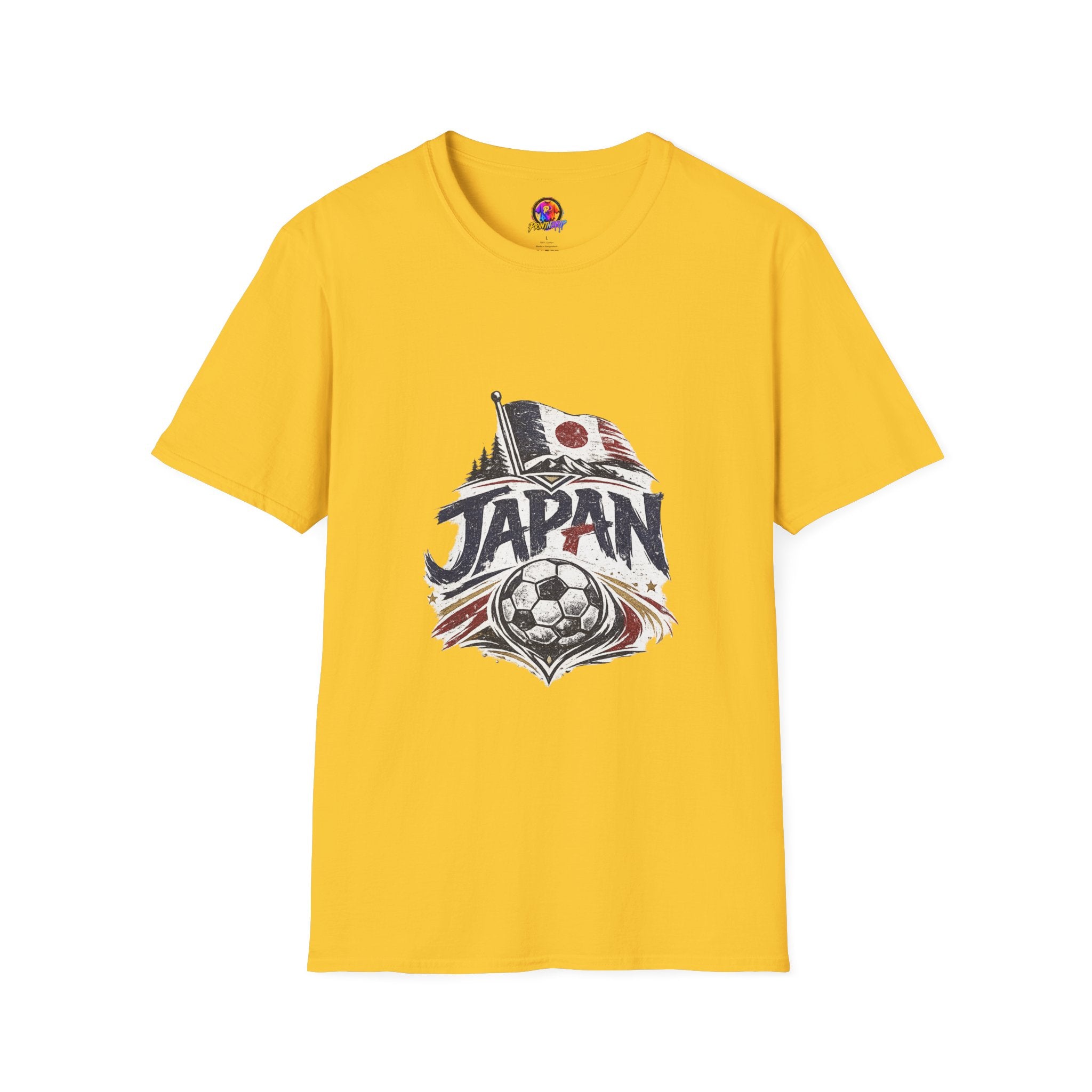 Japan Soccer T-Shirt – Vintage Flag & Crest Football Tee
