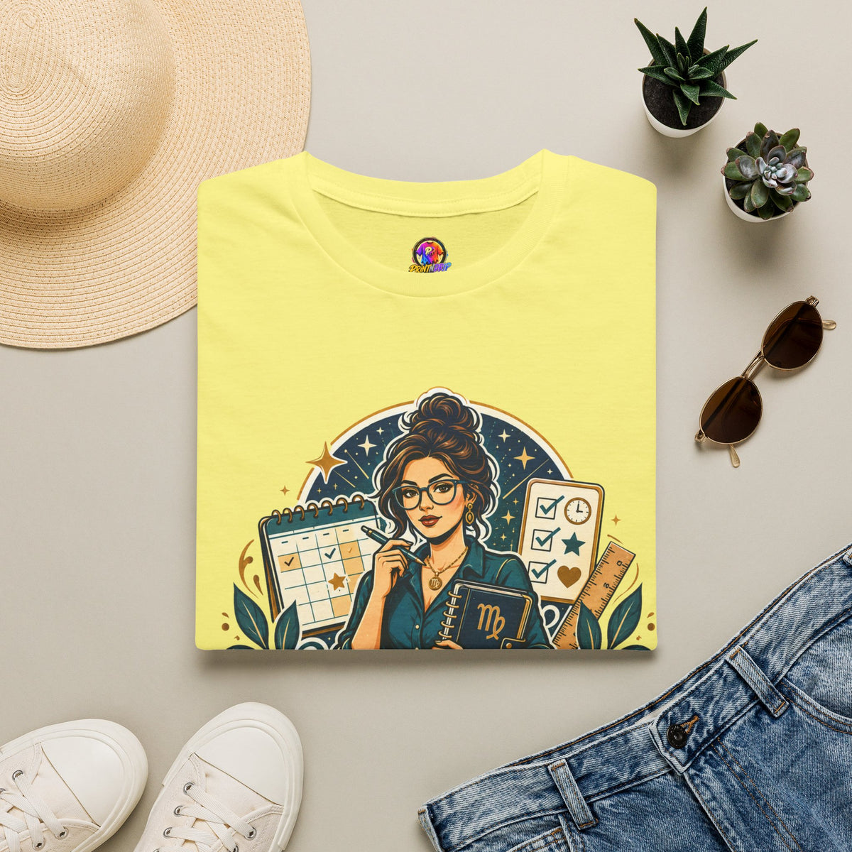 Virgo Planner T-Shirt — “Relax I Already Made A Plan For That” Astrological Tee