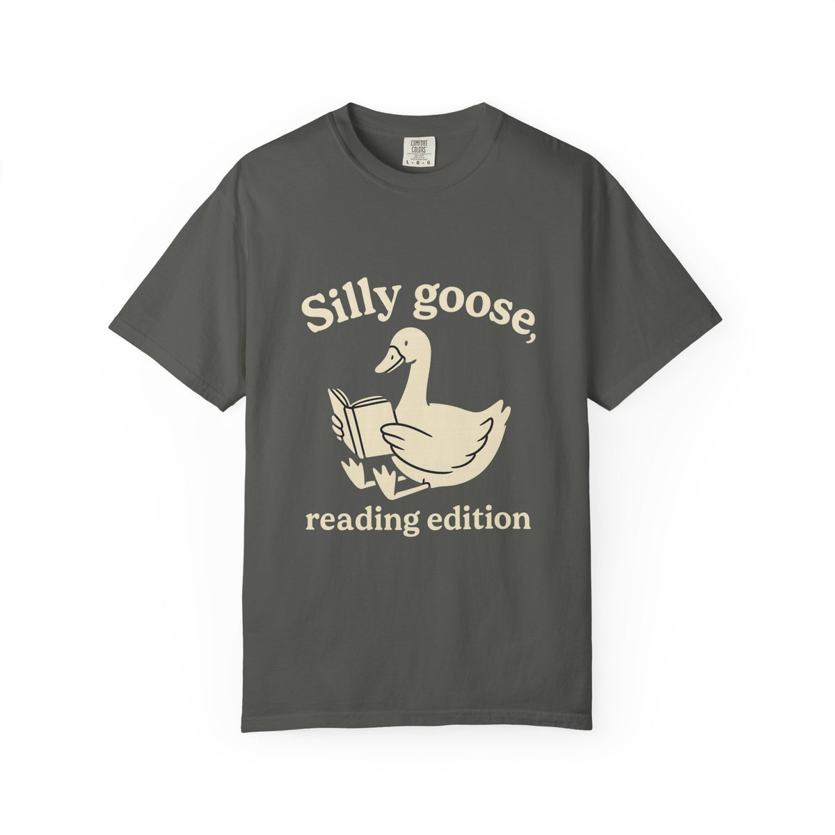 Silly Goose Reading Edition Tee - Cute Book Lover Animal Graphic T-Shirt - Trending Now - October 2026
