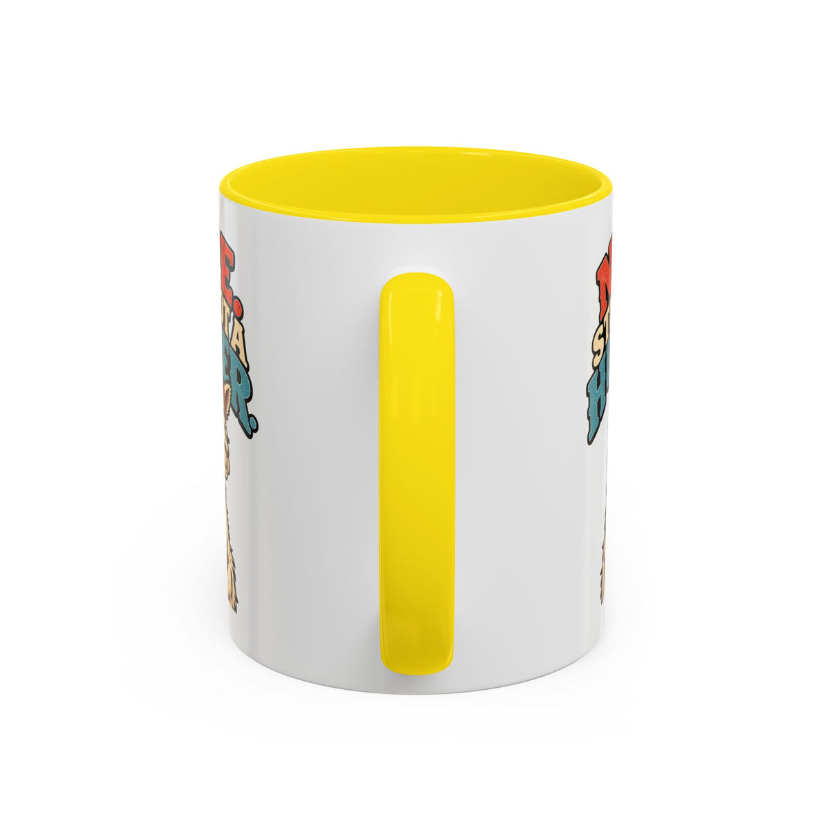 Funny And Witty "Nope Still Not Hugger" Accent Coffee Mug (11, 15oz)