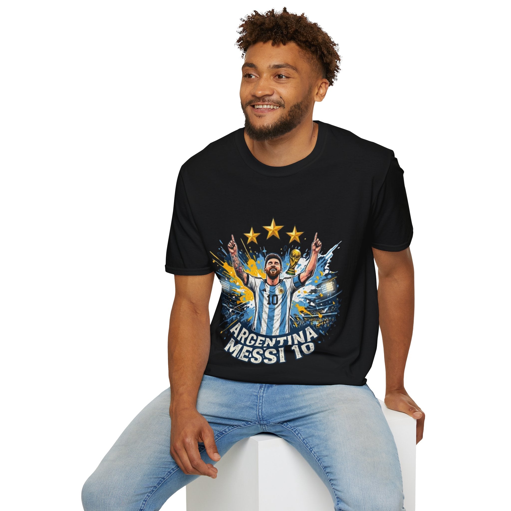 Argentina Messi Soccer T‑Shirt — World Cup Champion Fan Tee