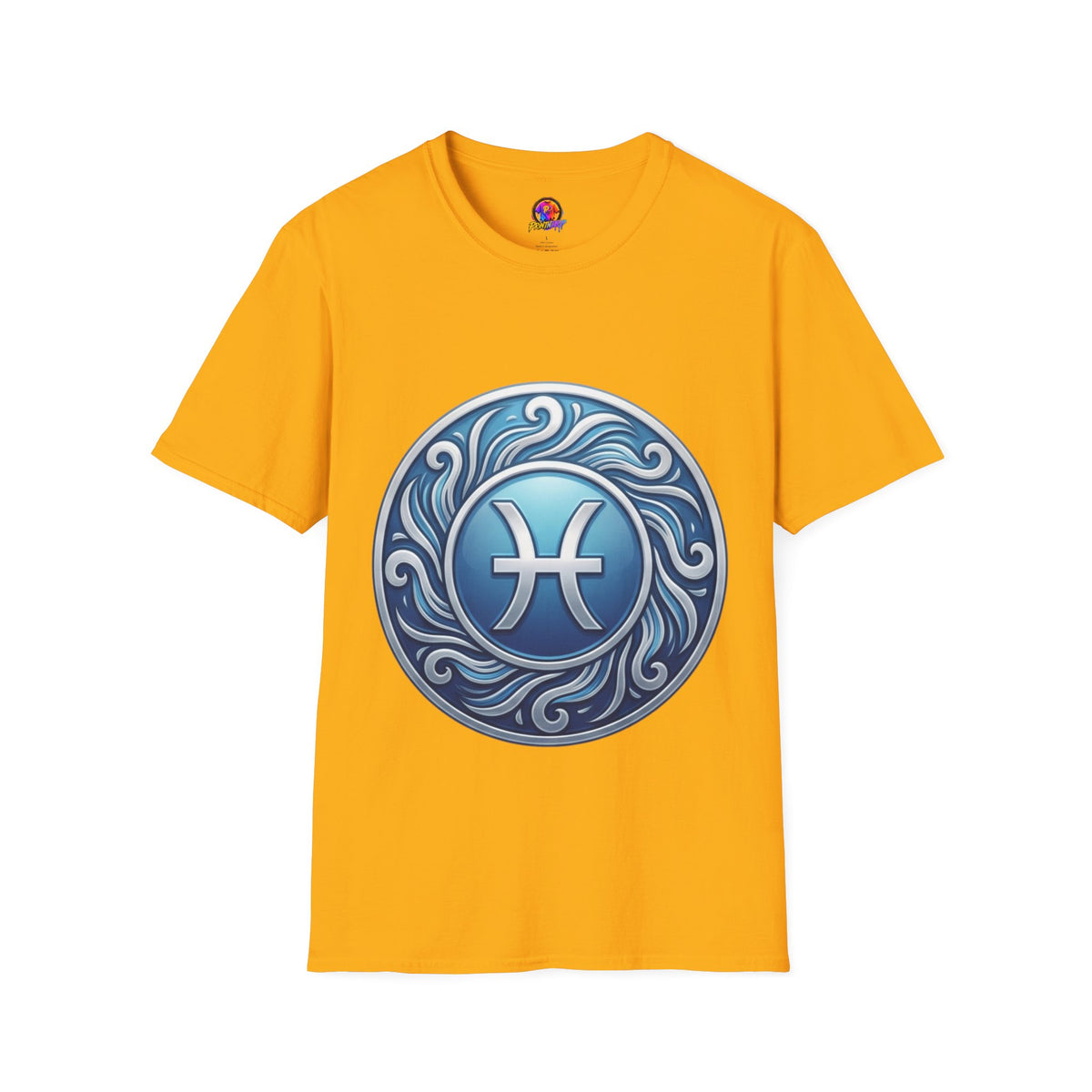 Pisces Zodiac T-Shirt – Blue Water Sign Astrology Tee