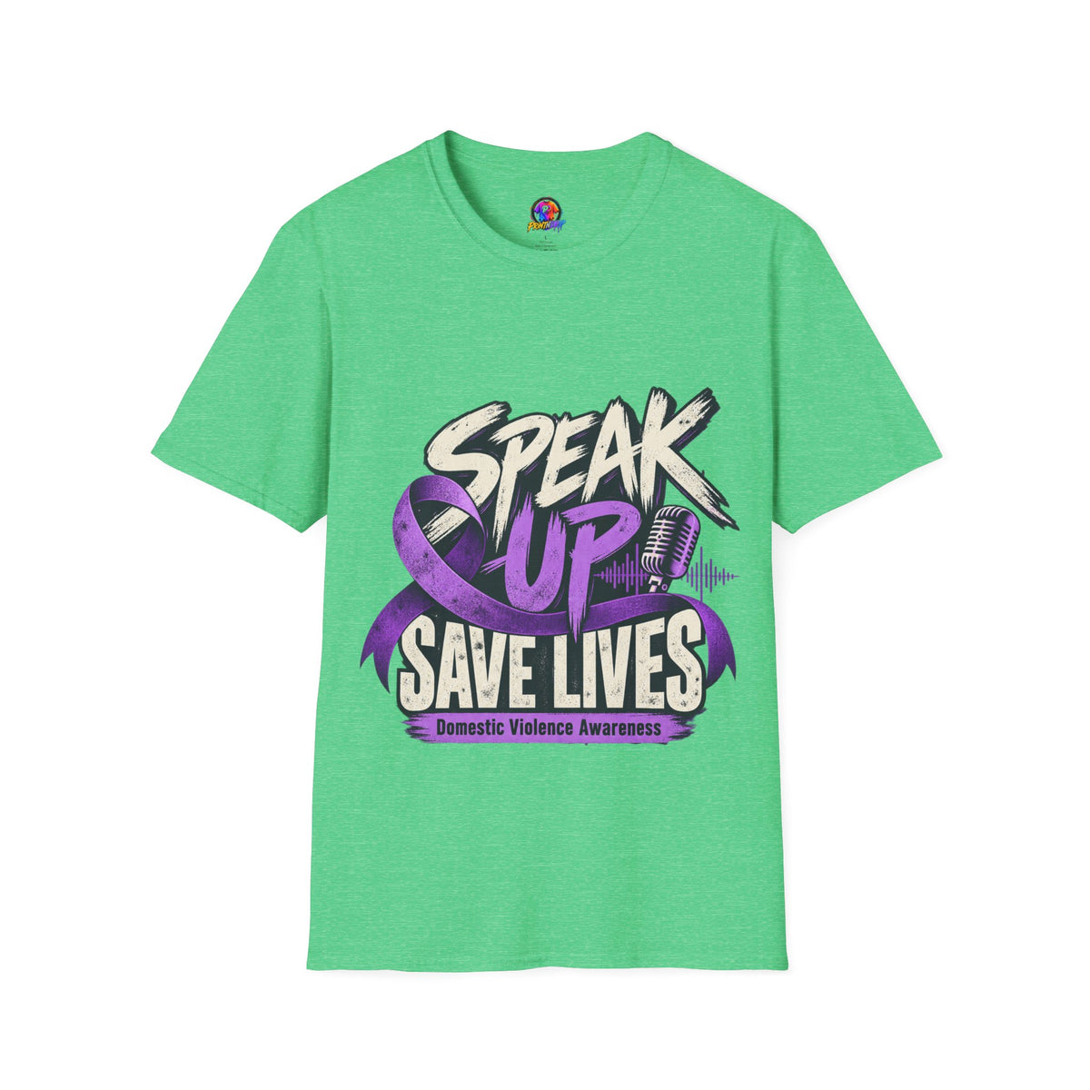 Speak Up Save Lives Domestic Violence Awareness T-Shirt