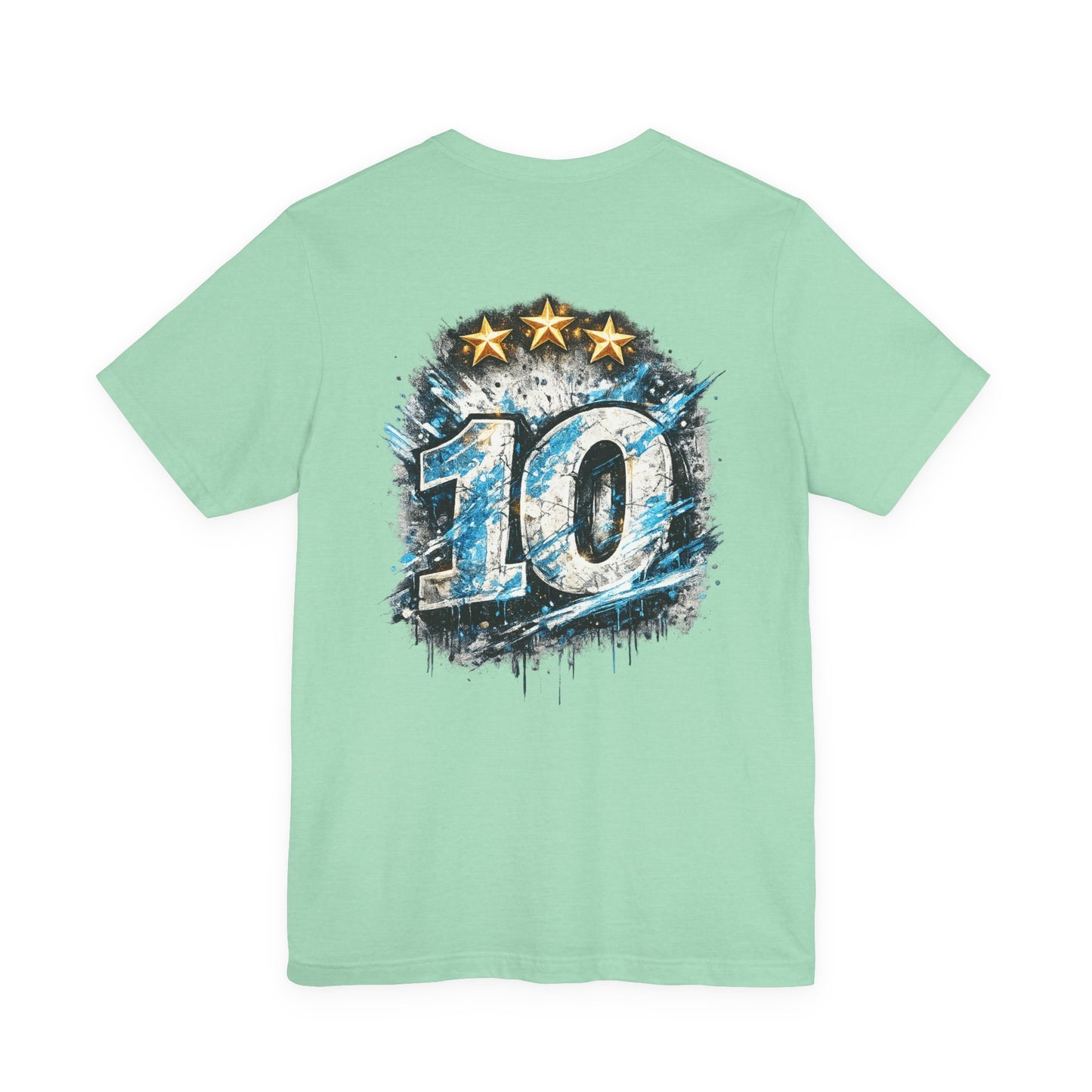 Buenos Aires Nights T‑Shirt — '10' Grunge Graphic Tee - Argentina No. 10