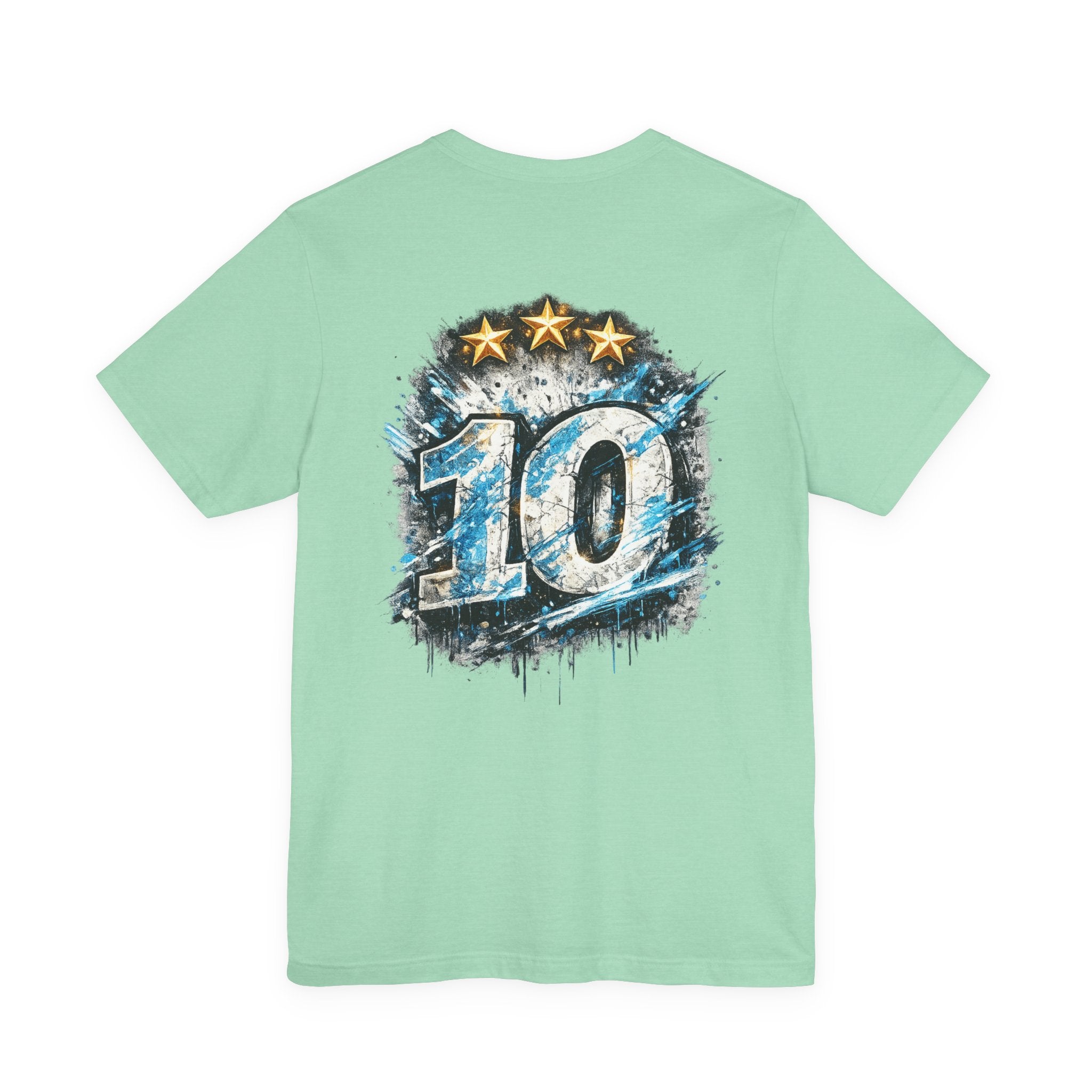 Buenos Aires Nights T‑Shirt — '10' Grunge Graphic Tee - Argentina No. 10