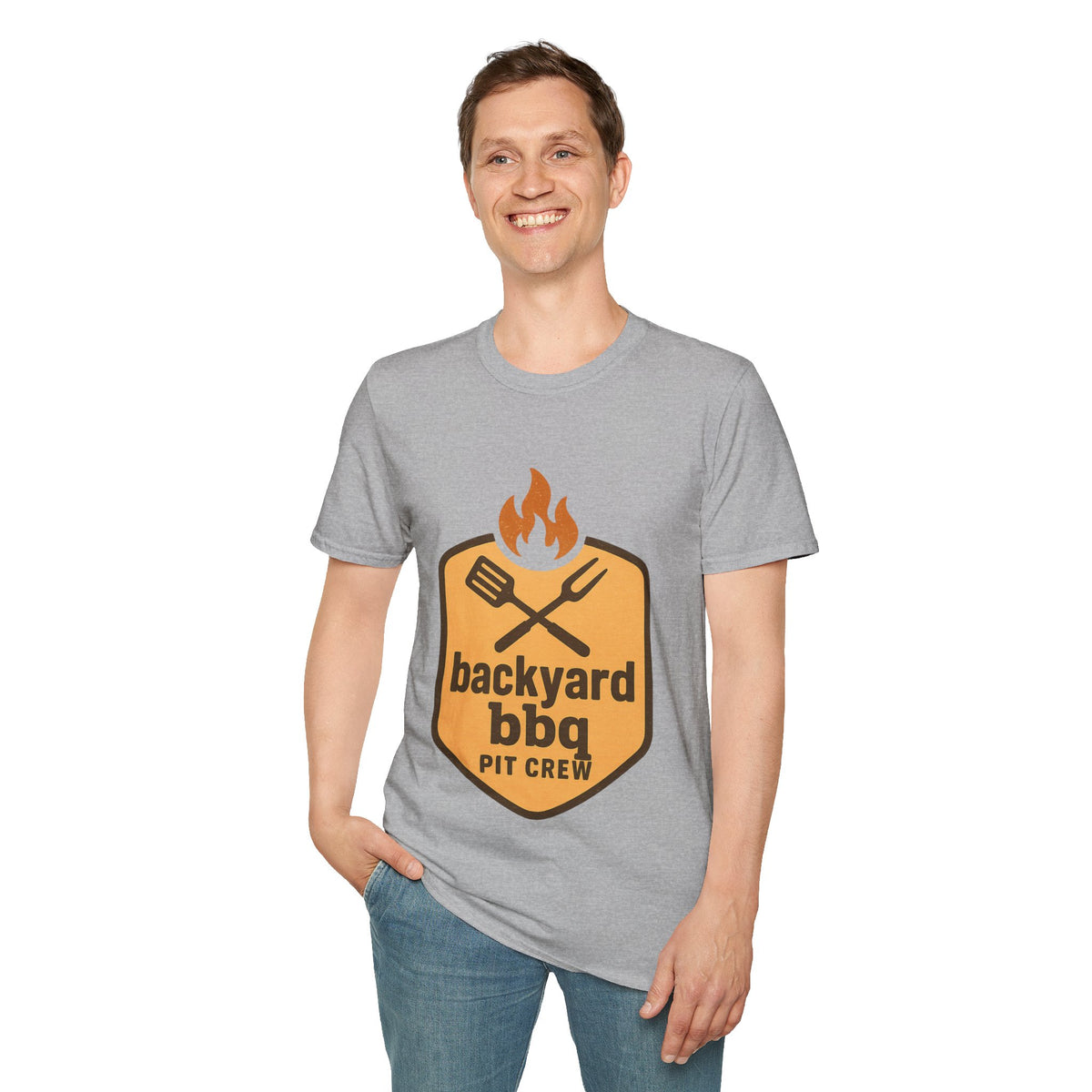 Backyard BBQ T-Shirt — Grilling Badge Tee - Trending Now - August 2026