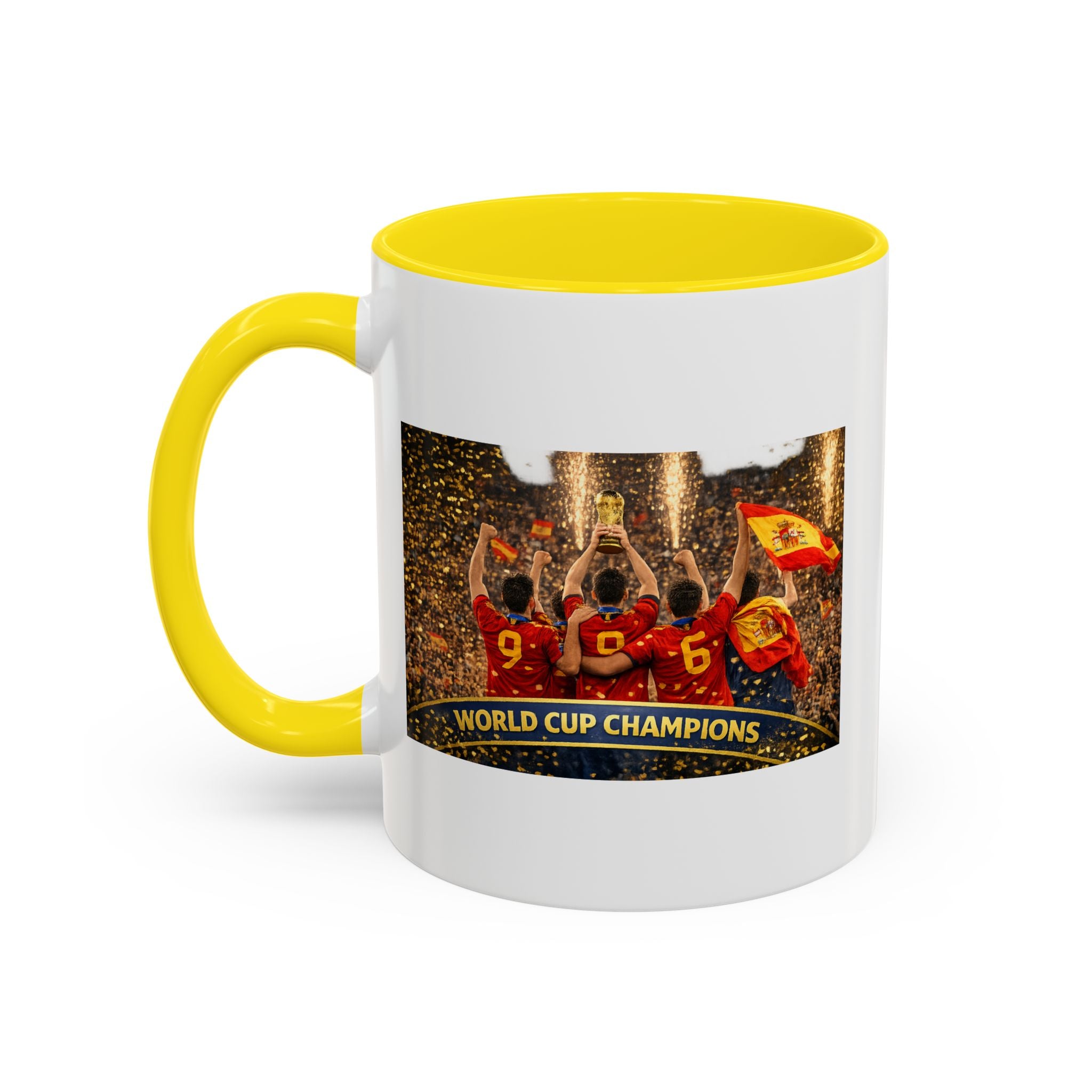 World Cup Champions Soccer Coffee Mug — Team Celebration Accent Mug
