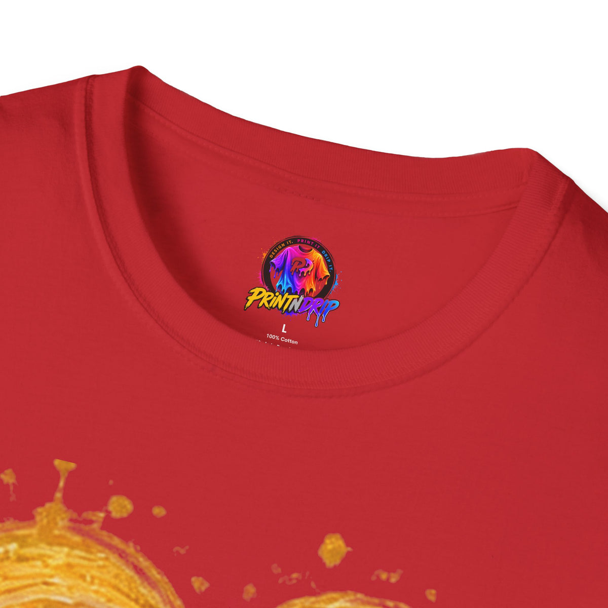 Childhood Cancer Awareness T-Shirt — "Fighter Today Brighter Tomorrow" Gold Ribbon