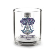 Pisces Glass Mug – Guided by Dreams, Led by Intuition Zodiac Coffee Cup (10 oz)