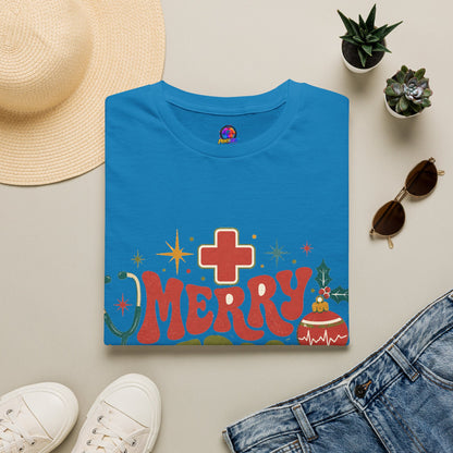 Merry Medical Mood T-Shirt — Christmas Nurse & Healthcare Holiday Tee