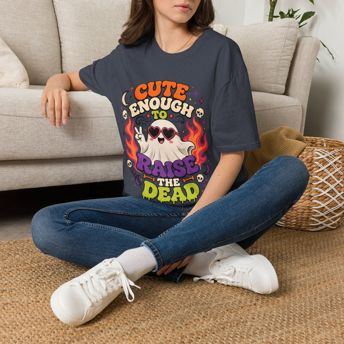 Halloween Cute Enough Unisex Softstyle T-Shirt