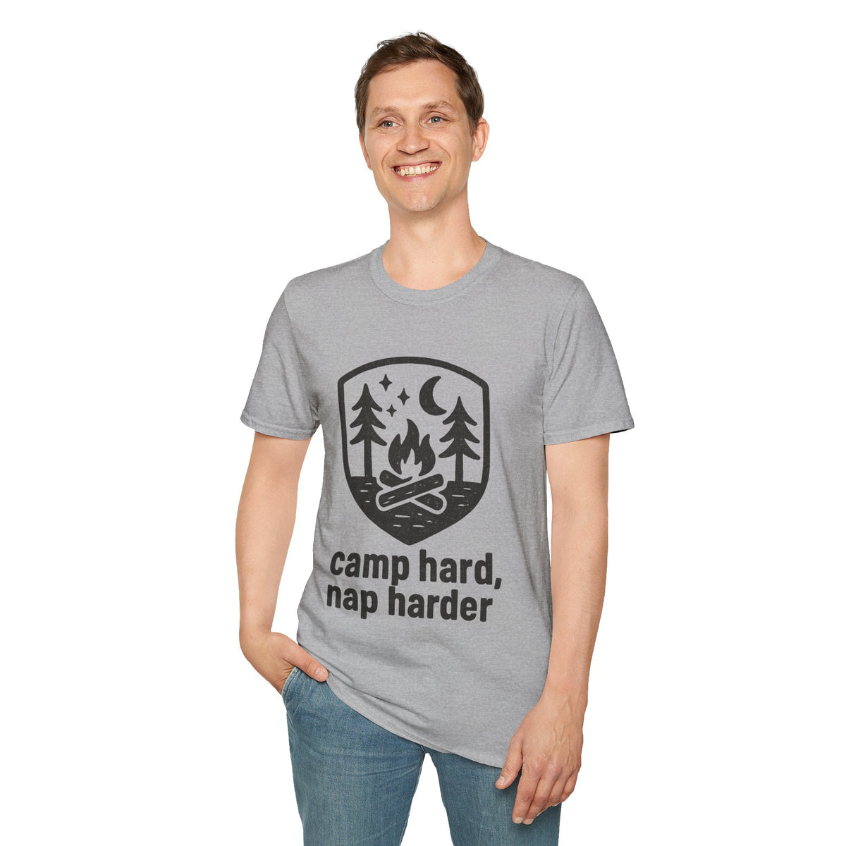 Adventure Forest T‑Shirt — Vintage Night Camping Crest - Trending Now - September 2026