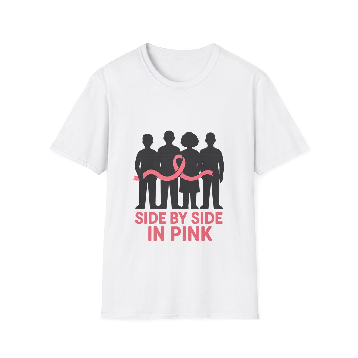 Side by Side in Pink Breast Cancer Awareness T-Shirt - Trending Now - October 2026