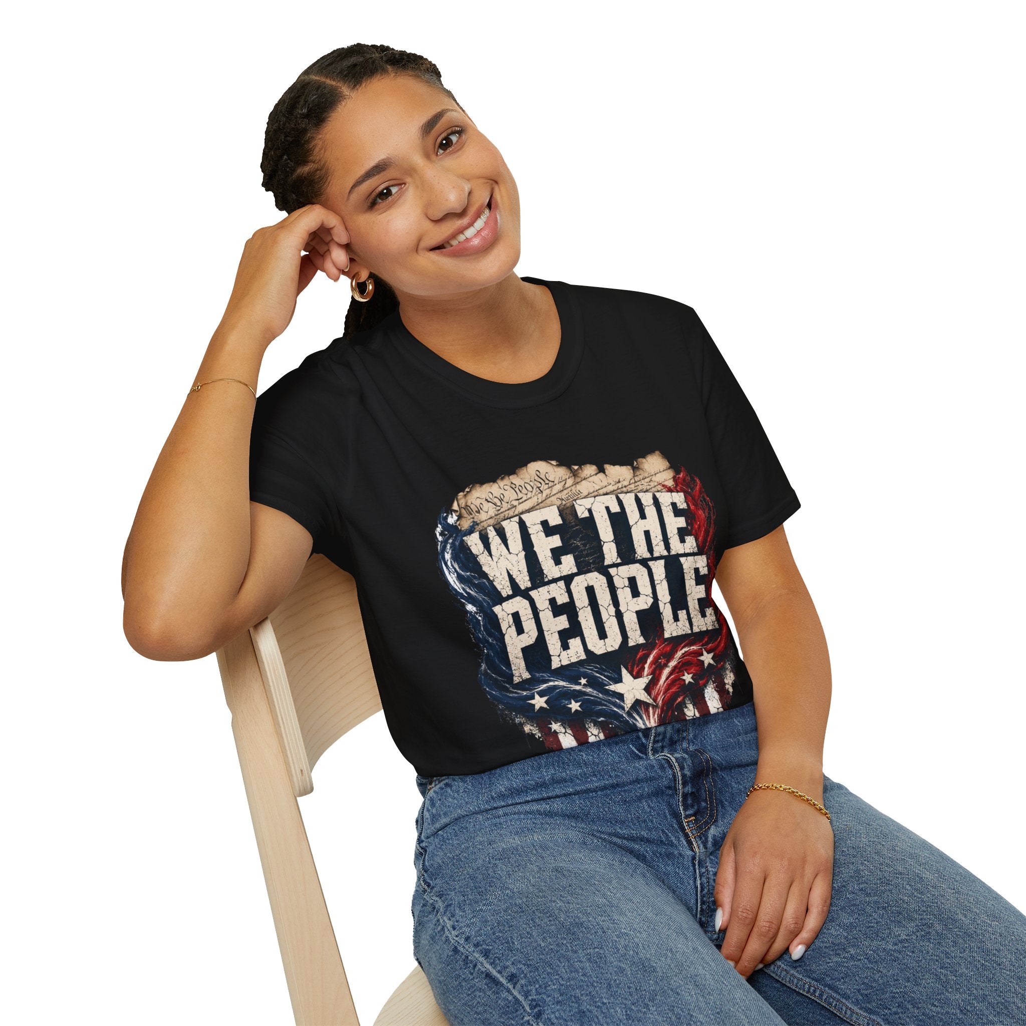 We The People T‑Shirt — Patriotic Americana Tee with ‘We The People’ Design