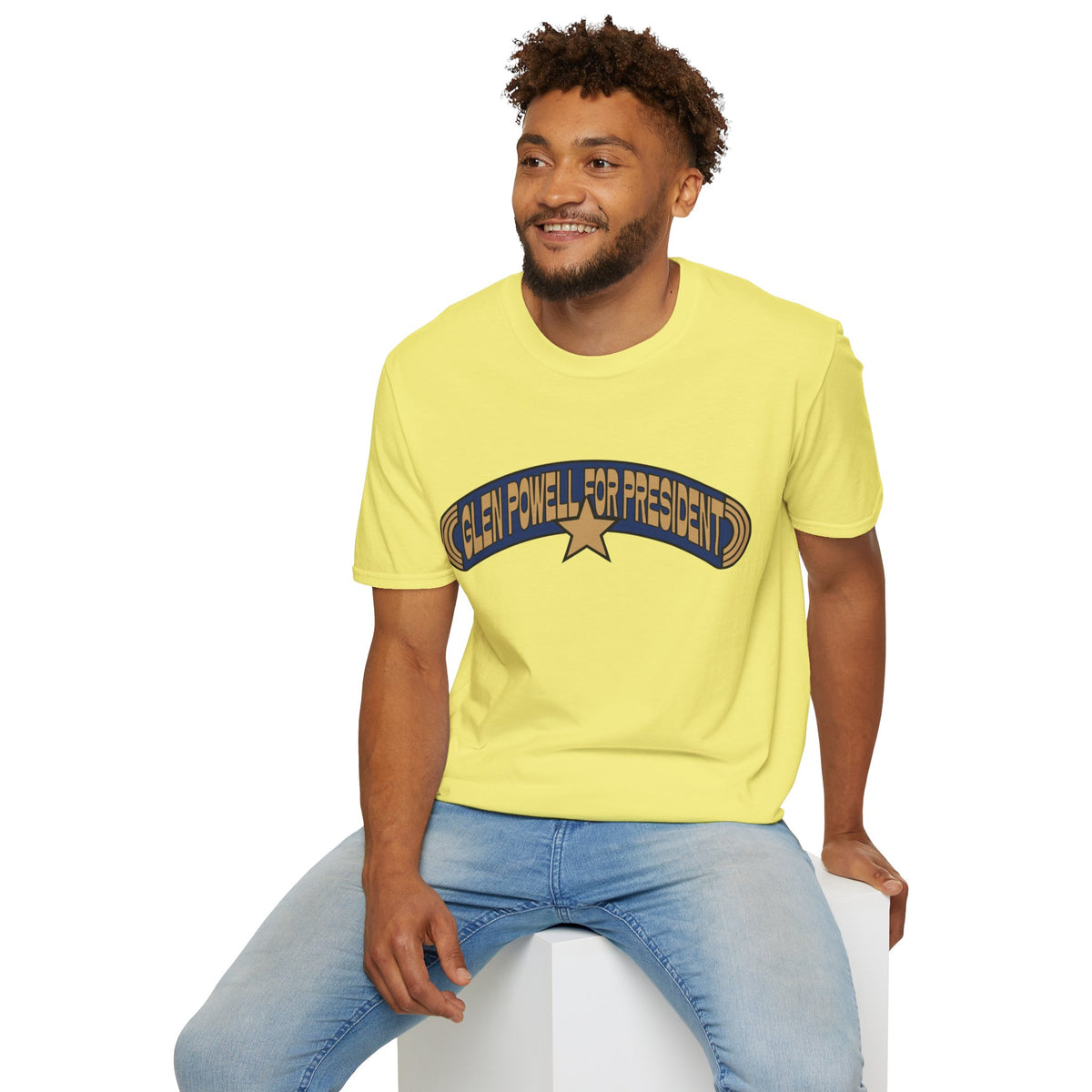Graphic T-Shirt — Retro Banner "Free To Be Yourself" Design - Trending Now - August 2026