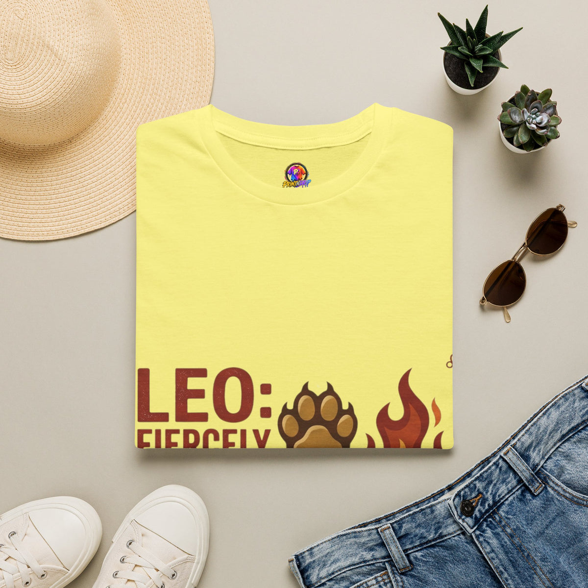 Leo Zodiac T-Shirt — Fiercely Loyal, Passionately Fiery Tee