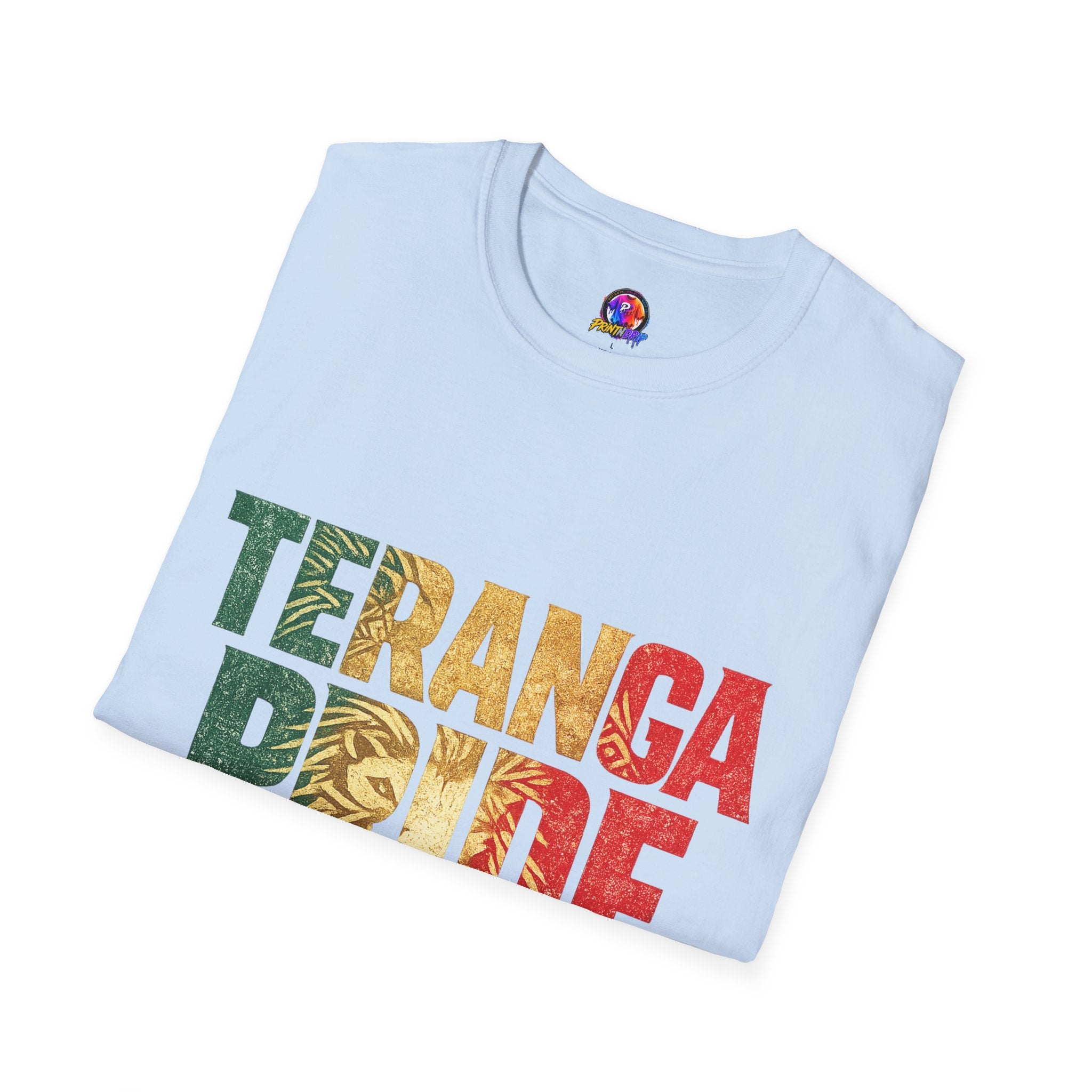Senegal Teranga Pride T-Shirt — Senegal Flag Colors & Lion Graphic