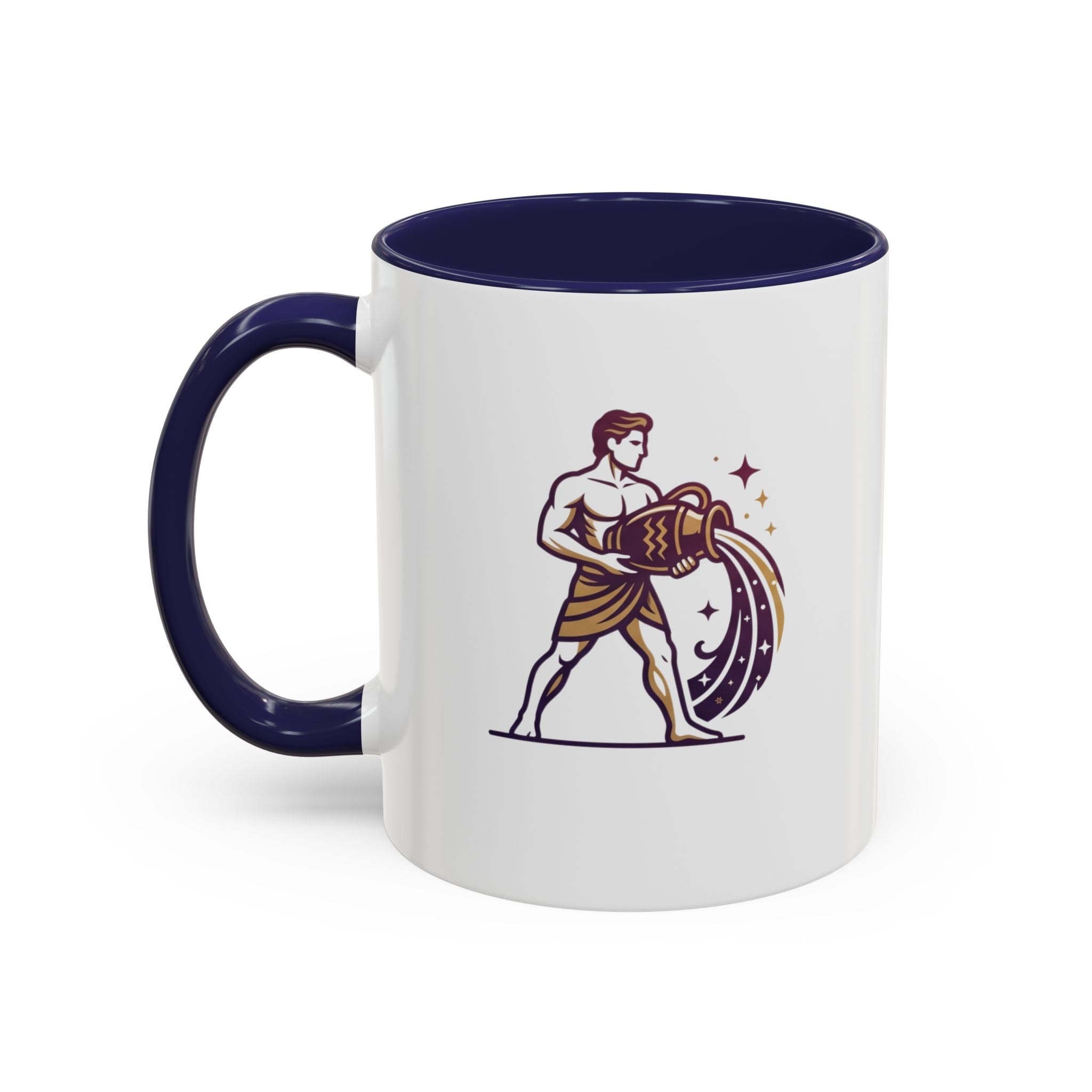 Aquarius Zodiac Coffee Mug — Water Bearer Astrology Gift