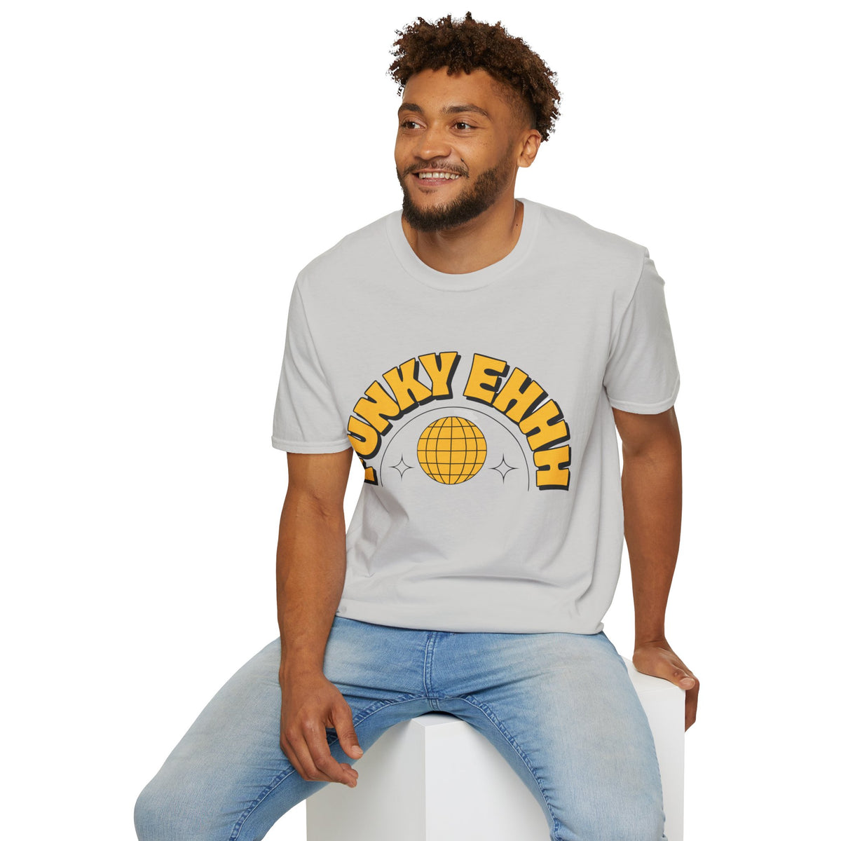 Funky Ehhh T-Shirt — Retro Yellow Disco Graphic Tee - Trending Now - August 2026