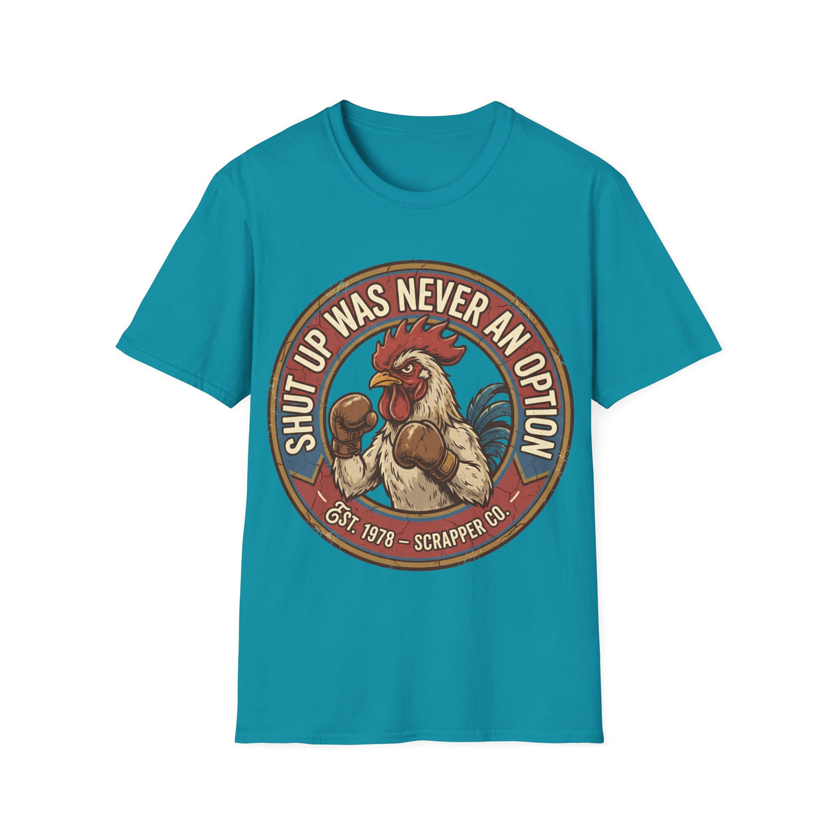 Graphic T-Shirt — “Shut Up Was Never an Option” Funny Retro Cowgirl Tee - Trending Now - September 2026