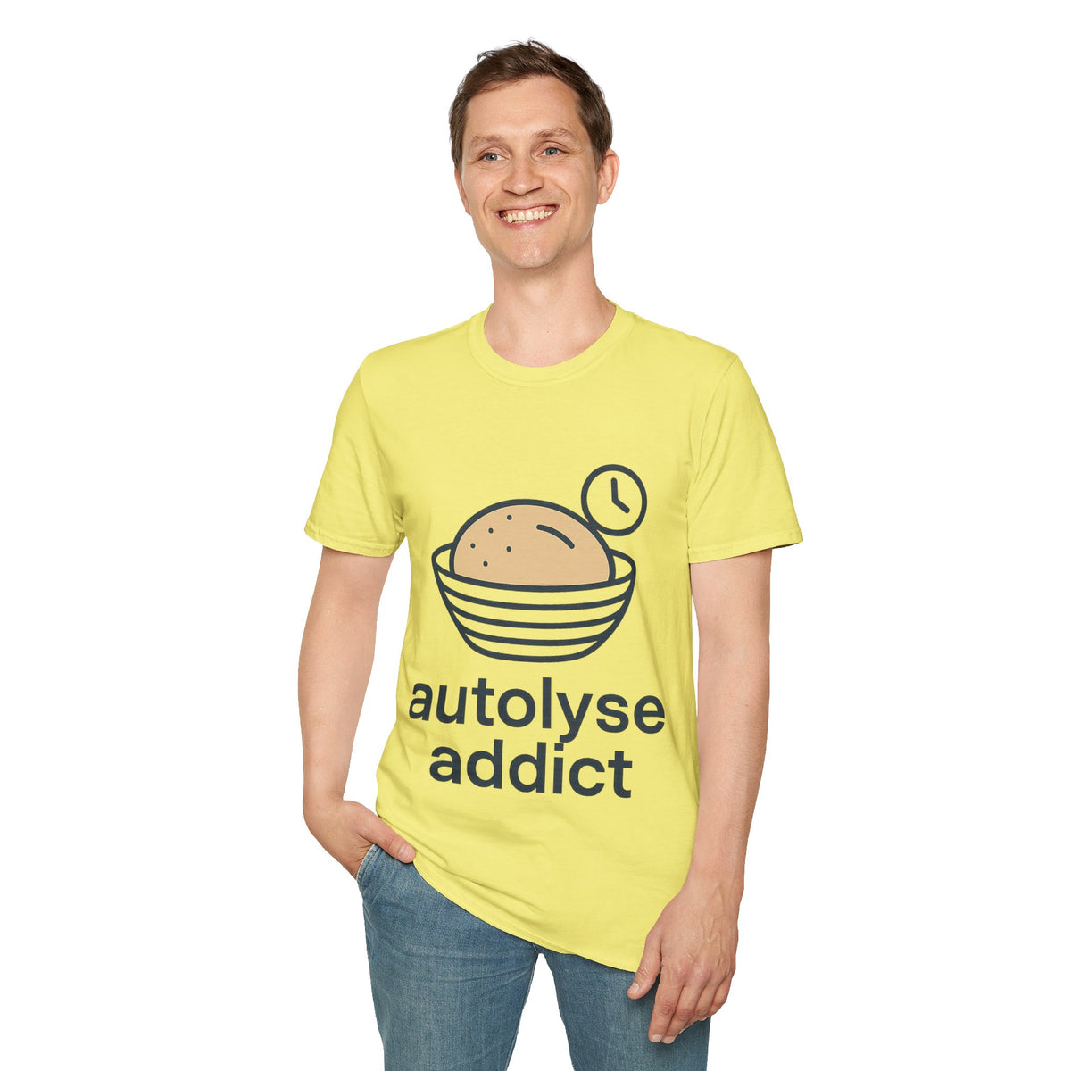 "Autolyse Addict" Funny Sourdough Baking Tee - Cute Bread Maker Pastry White T-Shirt - Trending Now - September 2026