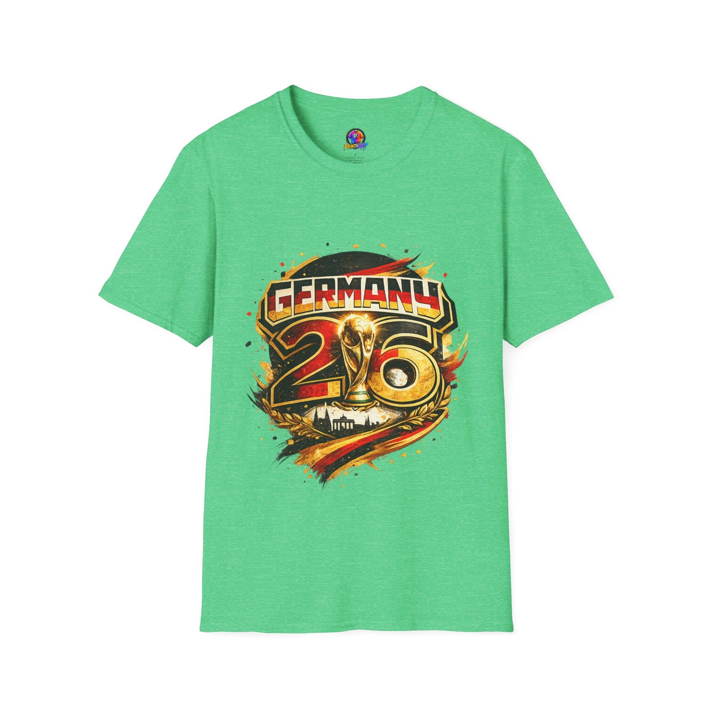 Germany 26 Skull Graphic T‑Shirt — Retro Soccer Fan Tee
