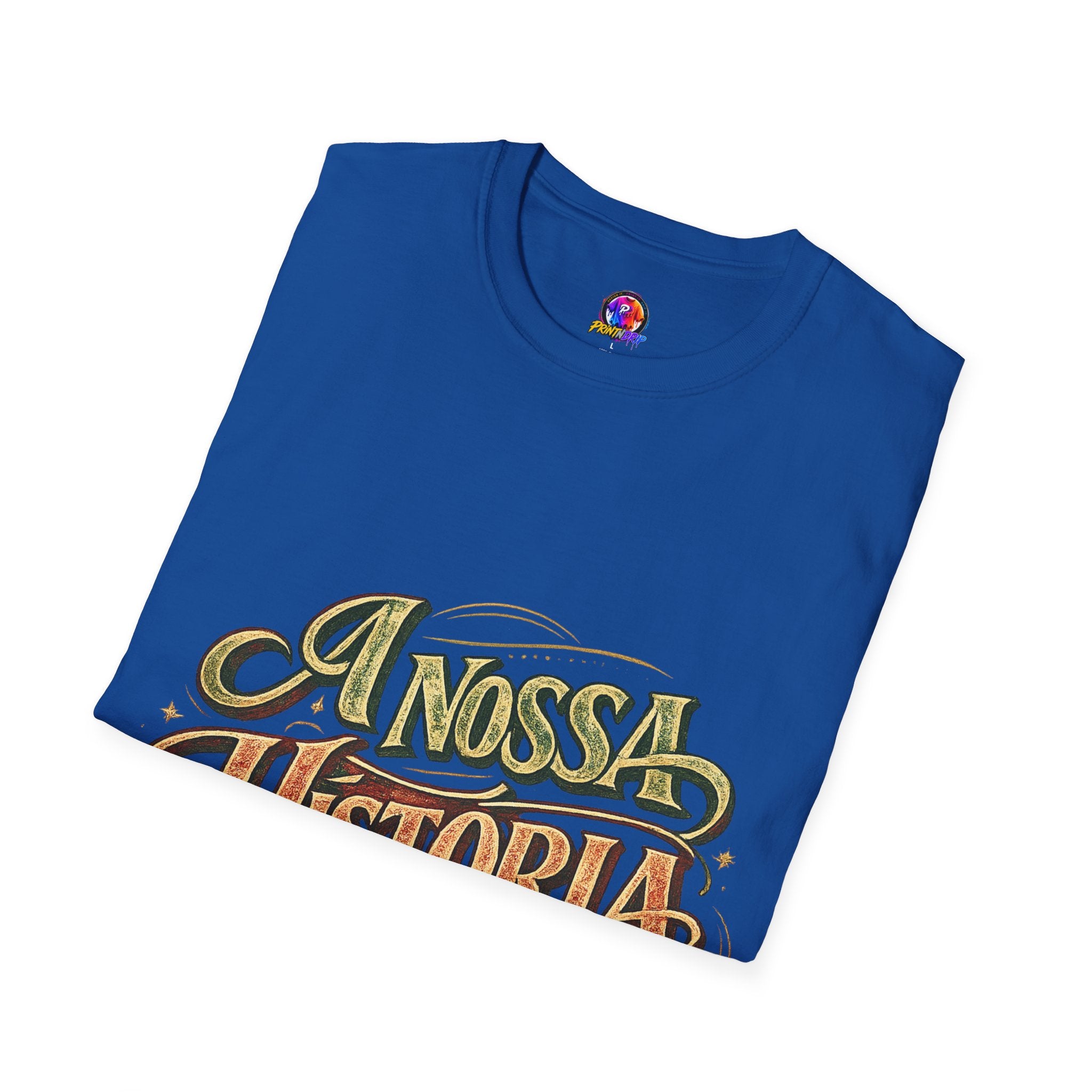 Portugal T-Shirt — "A Nossa História" Vintage Compass Graphic Tee